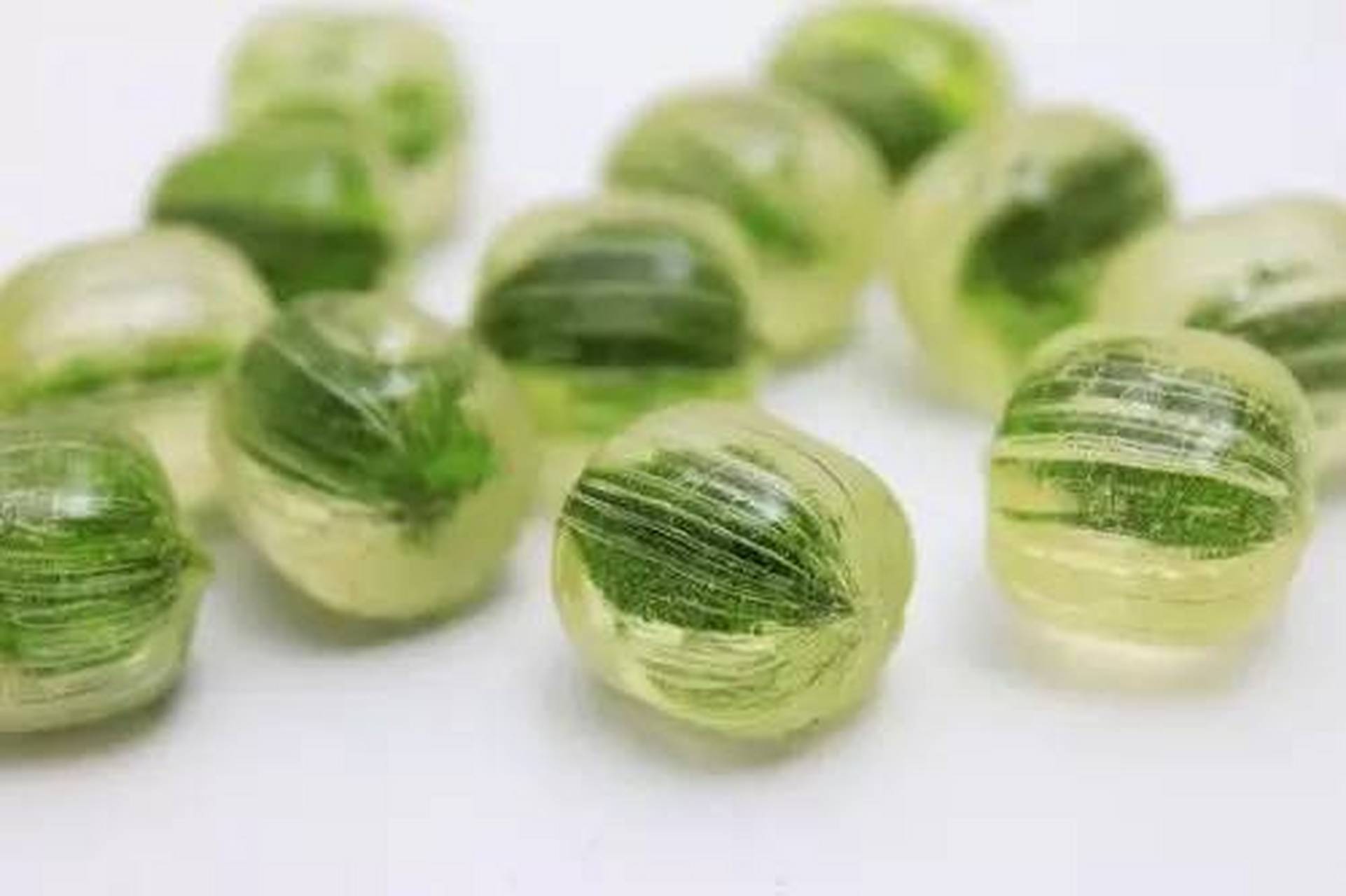 日本京都宇治京の飴工房 抹茶糖:一颗一颗仿佛弹珠,晶莹的糖衣里