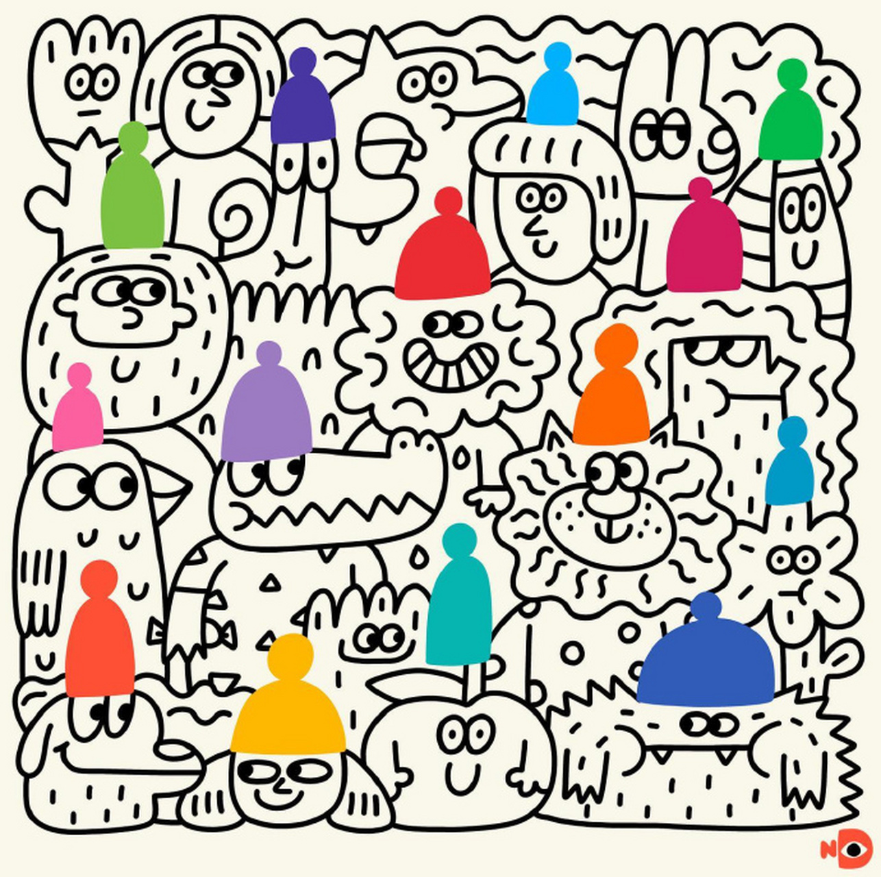 插画师 nina dzyvulska #插画作品# #插画# #插画分享