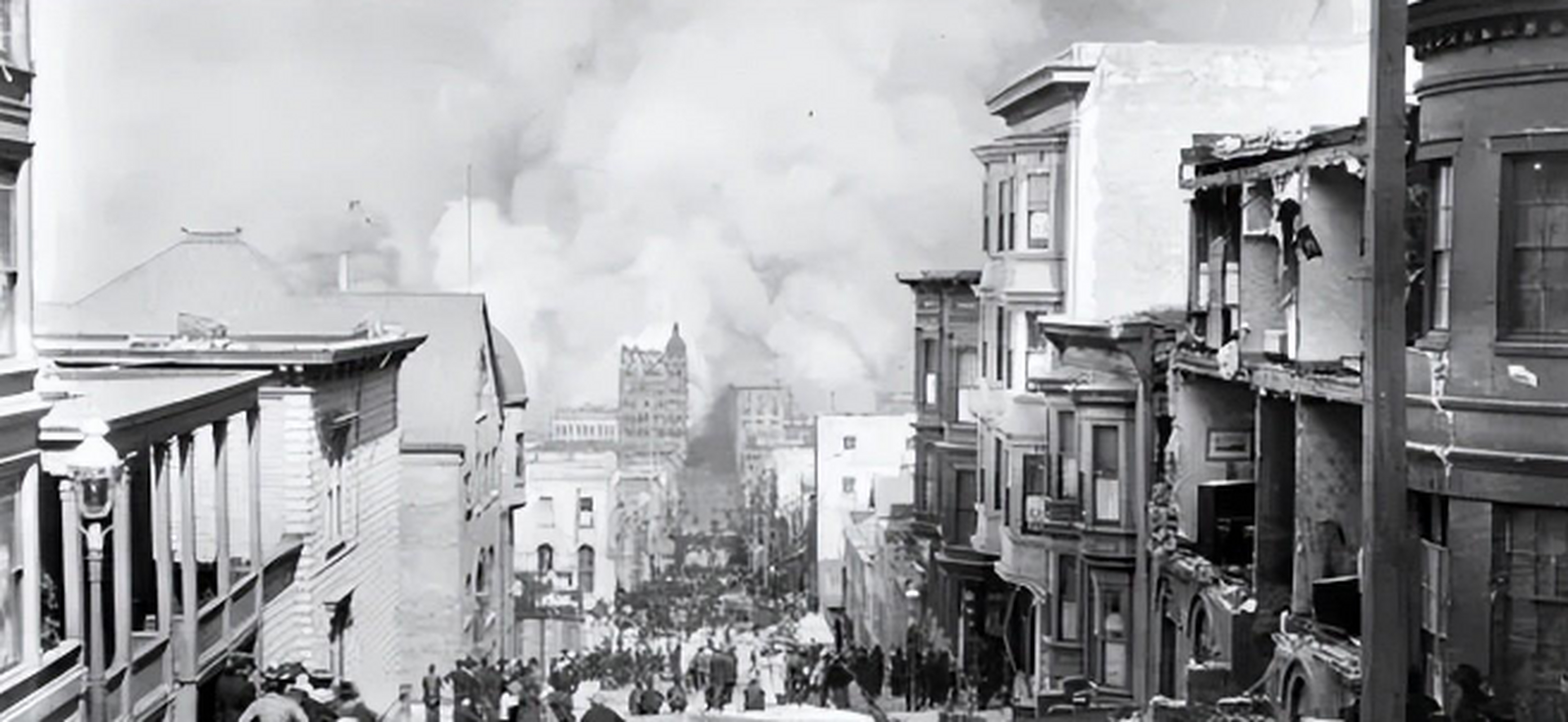 图片观天下 1906年,美国旧金山,刚刚经历过大地震的人们,或站或坐在地