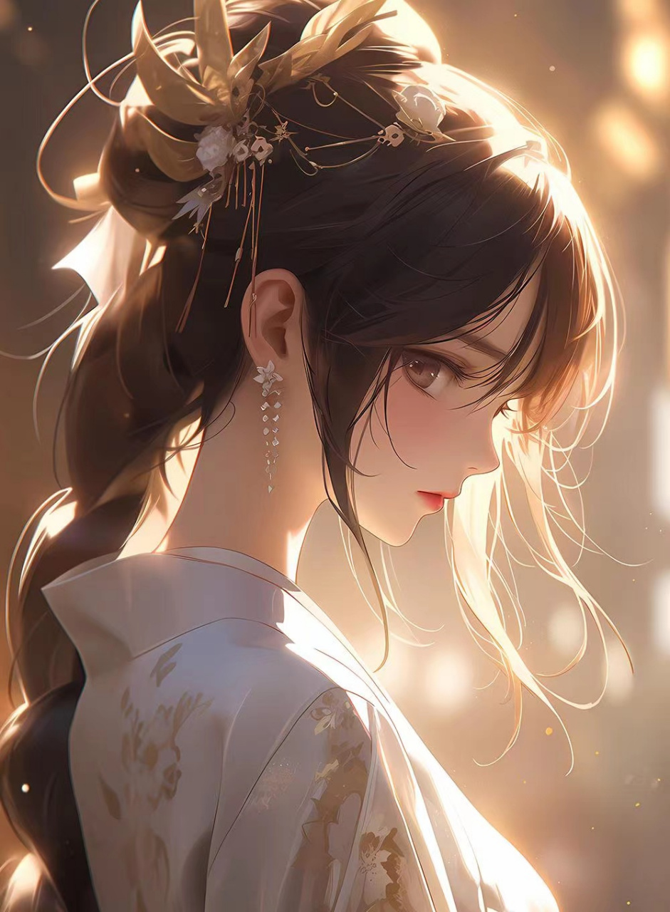 古风新中式女生头像:光终究会洒在你身上,也会为你灿烂一场 #古风小