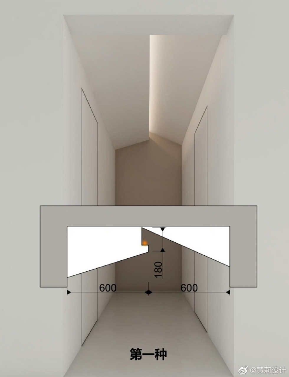 走廊有梁不好看,做个吊顶轻松搞定.