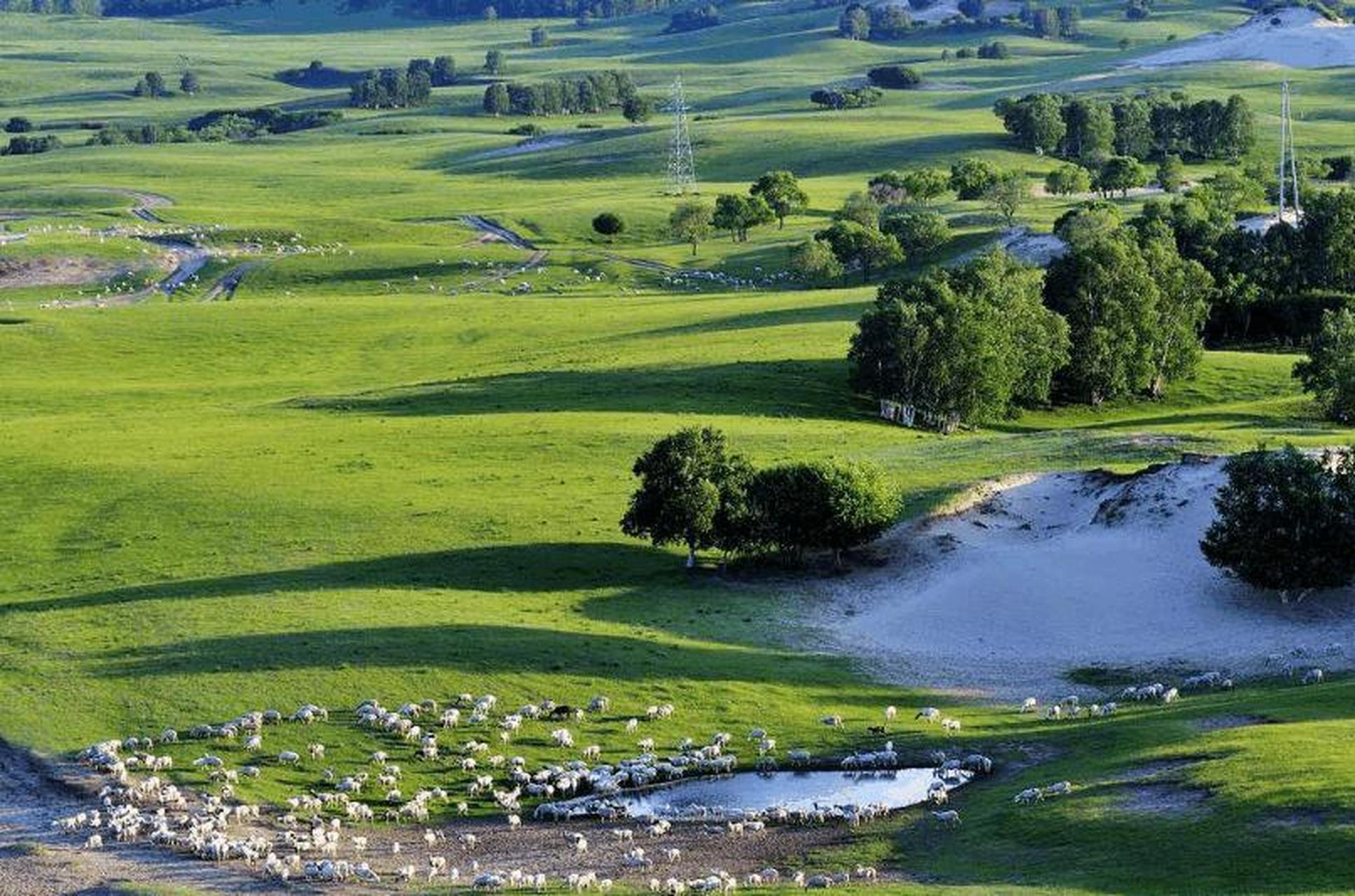 乌兰布统草原有着超级迷人的欧式草原风景,现如今更是不少影视作品