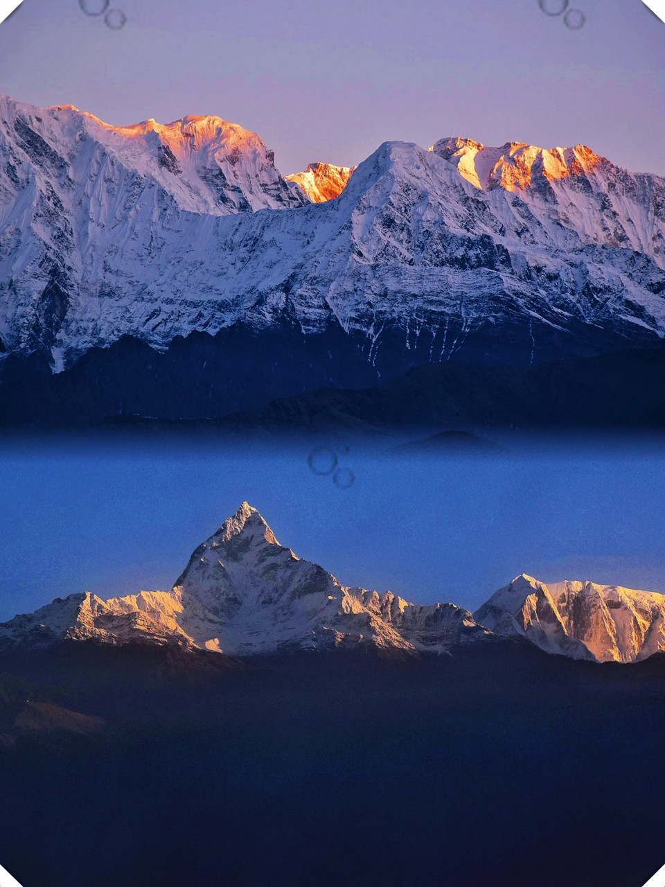 人生照片 博卡拉日照金山 看雪山会上瘾  难以预料的是,有一天我能站