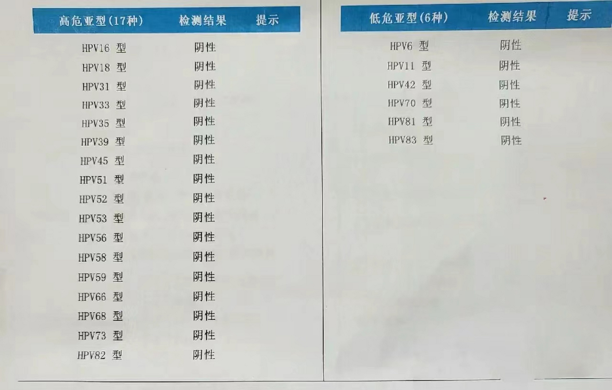 hpv16阳性转阴概率图片