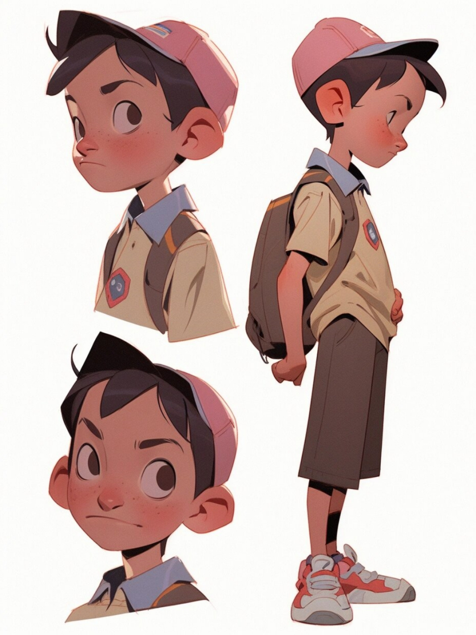 绘本风人物| niji journey  好可爱的迪士尼画风!