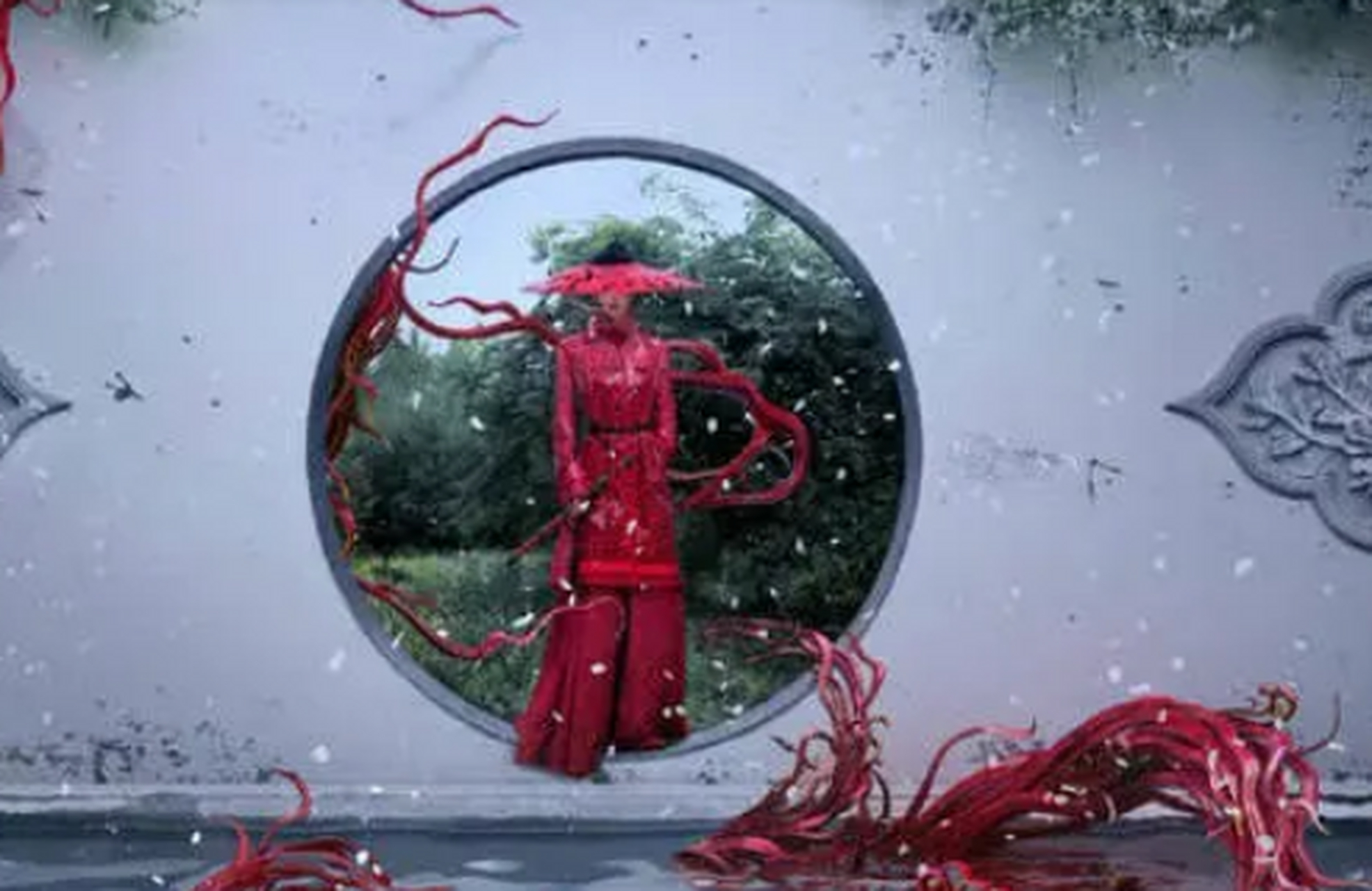 赵丽颖《赤凤姝颜》预告片太美,一袭红衣惊艳出场,尽显侠女风范!