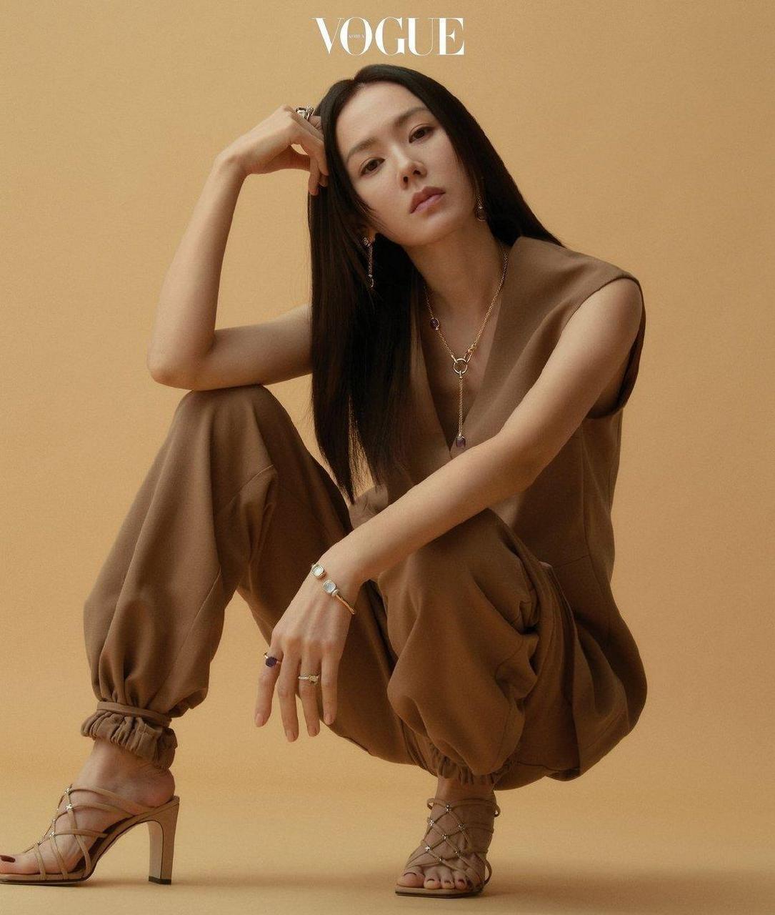 孙艺珍voguekoreaapril2022韩版vogue四月刊珠宝画报,温柔气质高级感