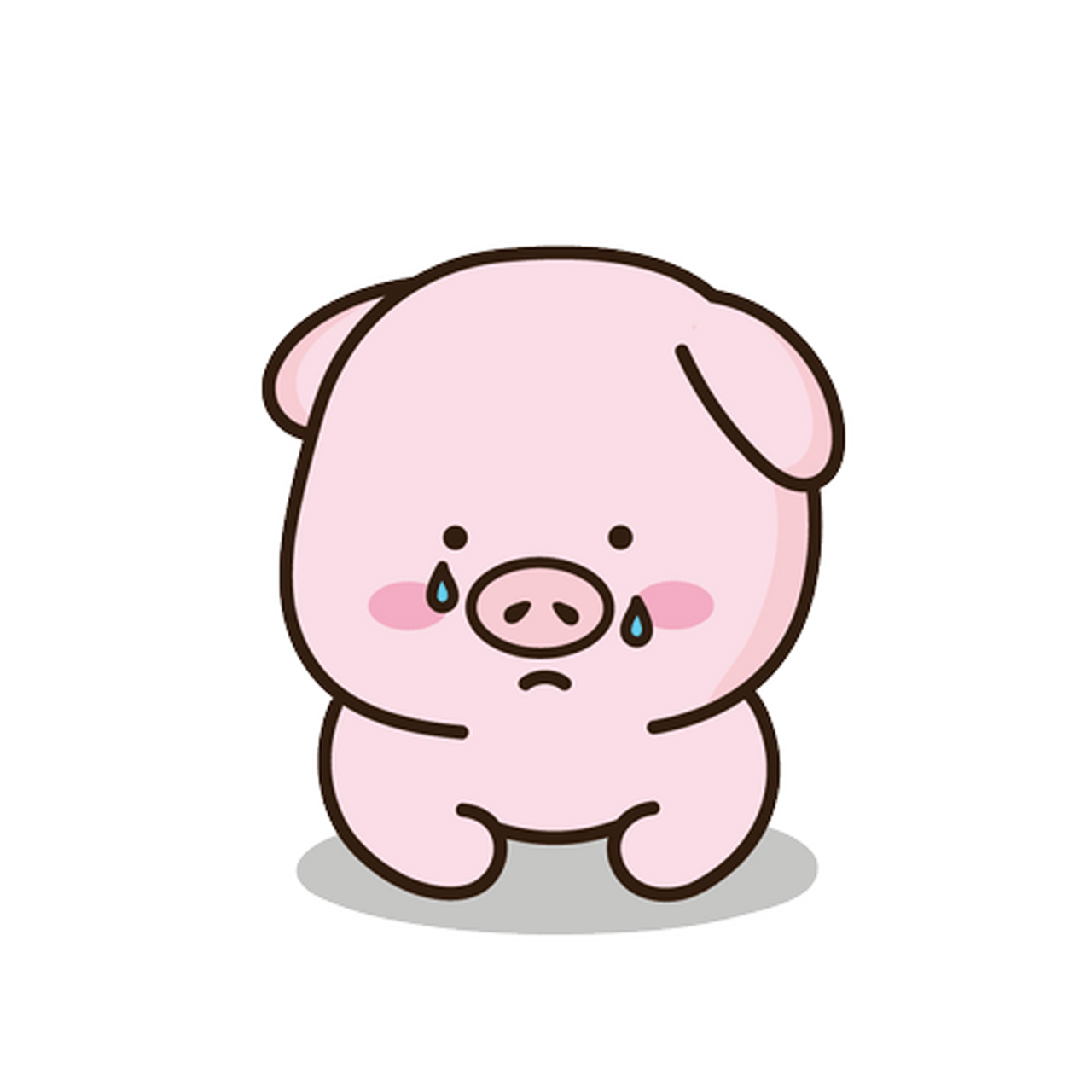 line表情包丨粉色小猪表情包2.