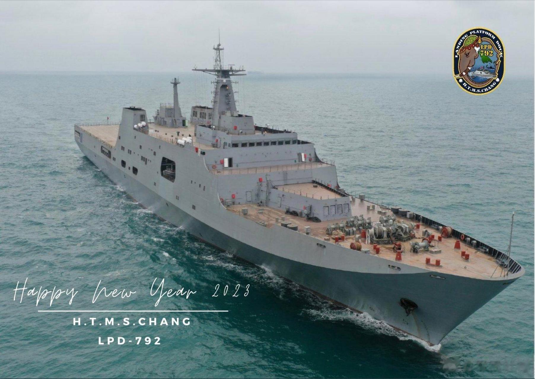 泰国订购的071e船坞登陆舰刚刚驶过台湾海峡,目前岛蛙很安静,完全没有