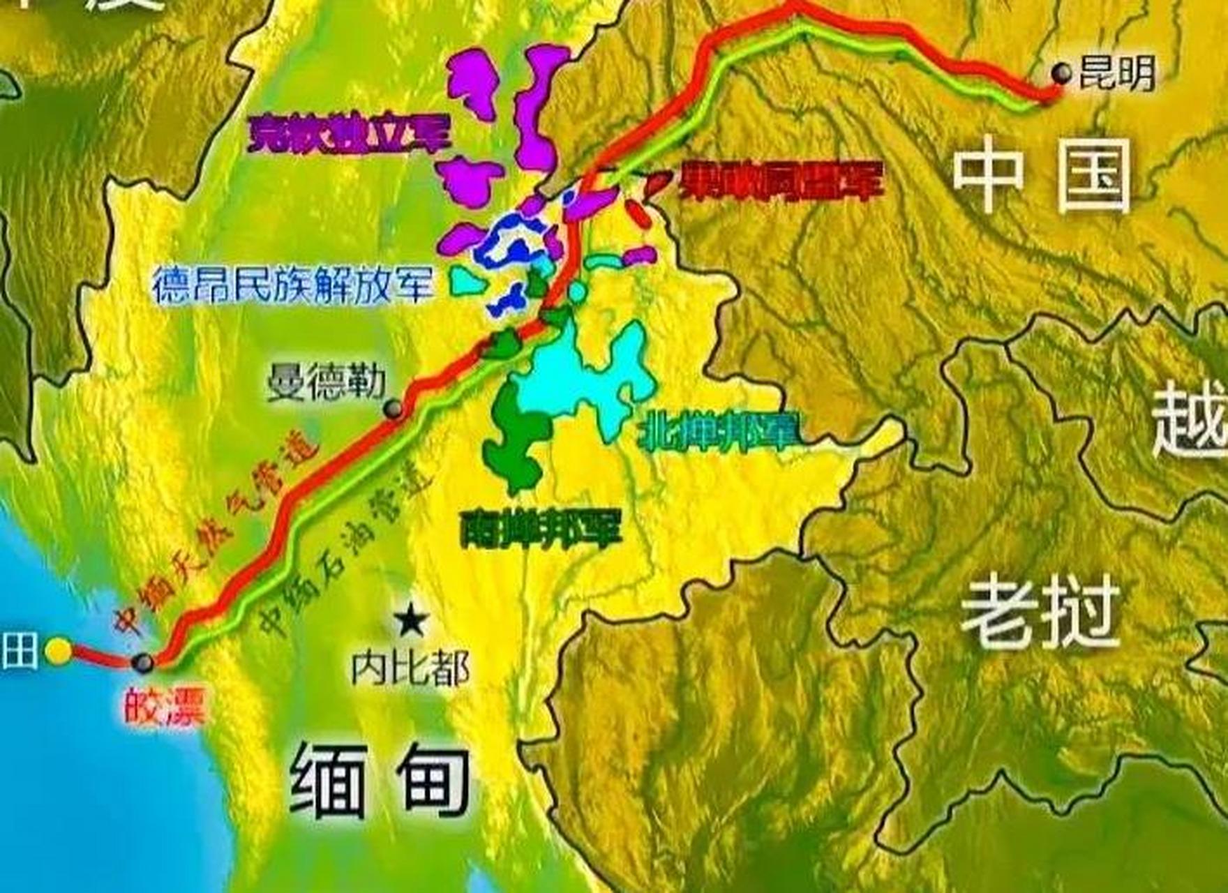 竟然没留意到,缅甸原来是中国通往印度洋的出海口!