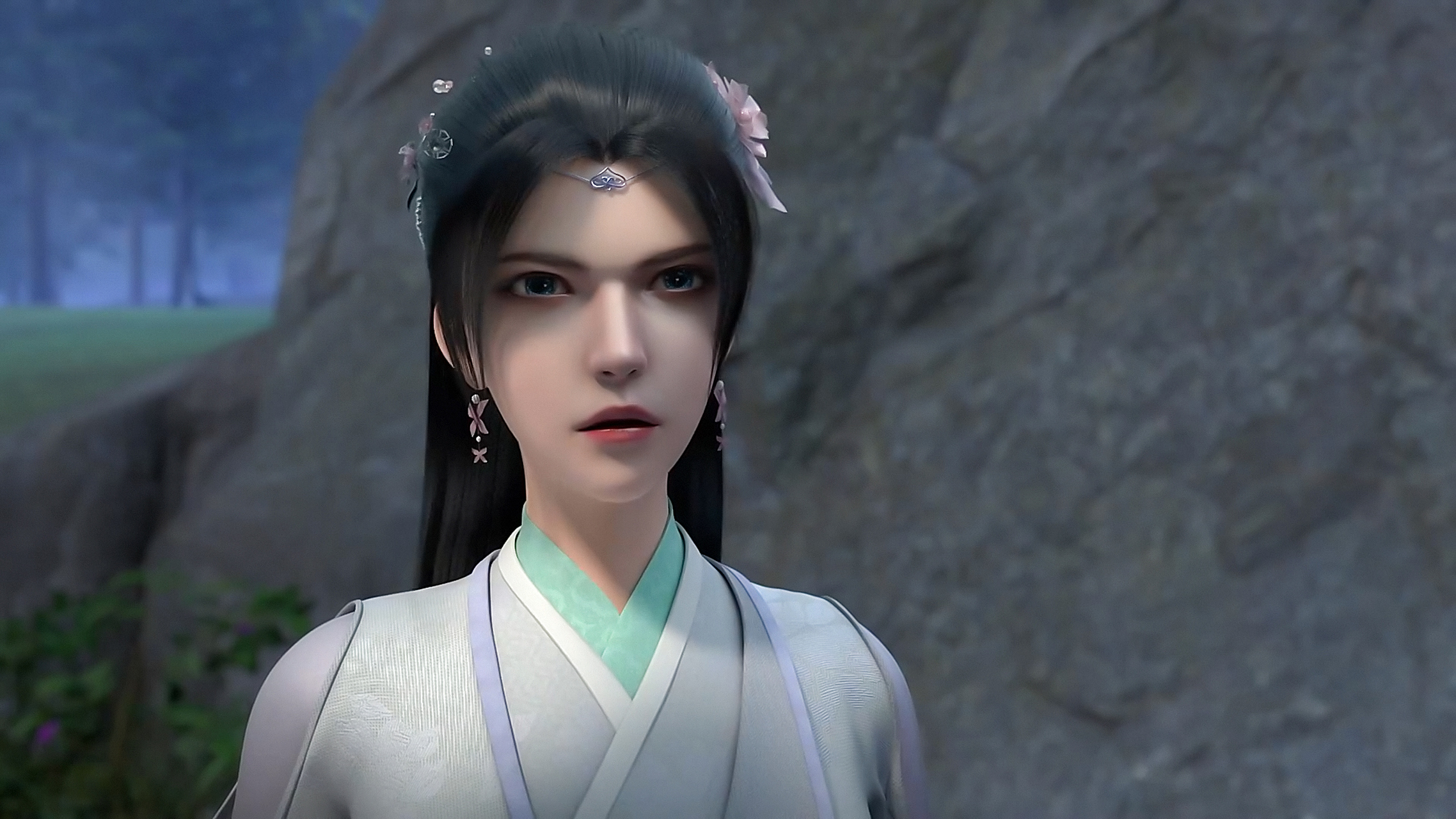 动漫壁纸|《仙武传》国漫女神"楚萱儿"简介:楚灵儿的孪生姐姐,恒岳宗