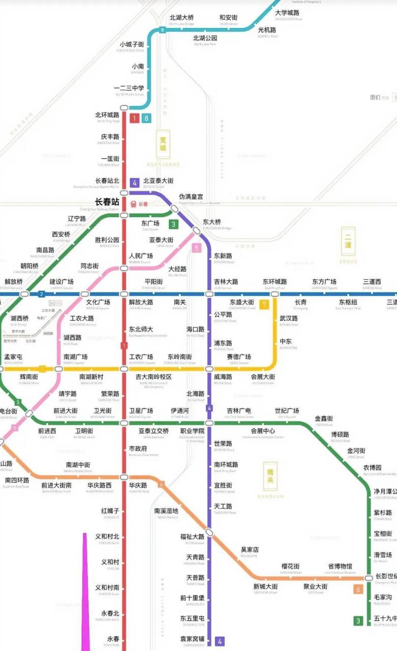 长春地铁10号线规划图图片