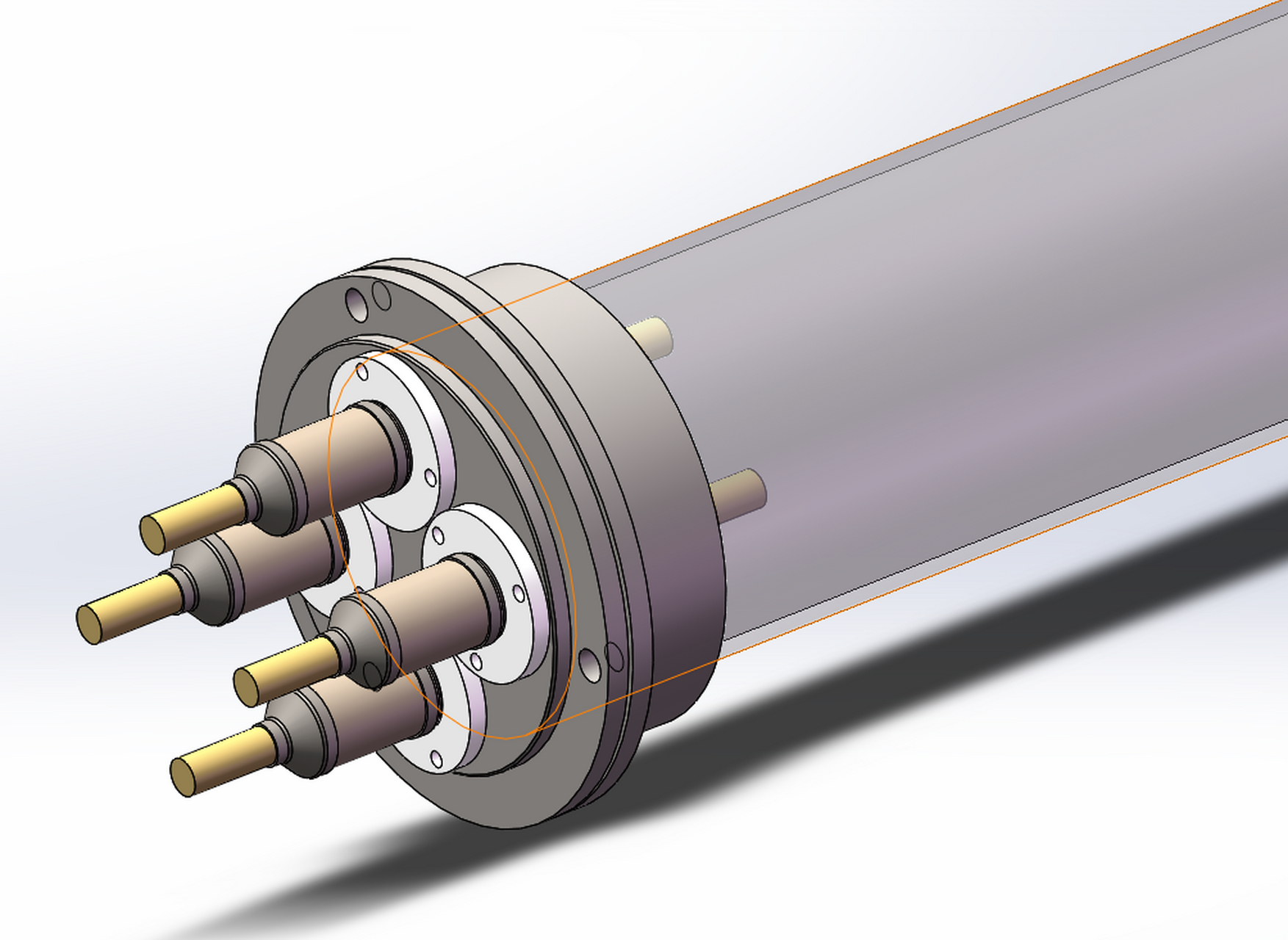 304不锈钢真空法兰石英管#   【点击头像联系我们】  石英管真空导