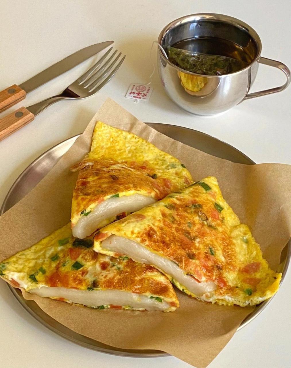 复刻台州小吃06糯叽叽的鸡蛋包麻糍!