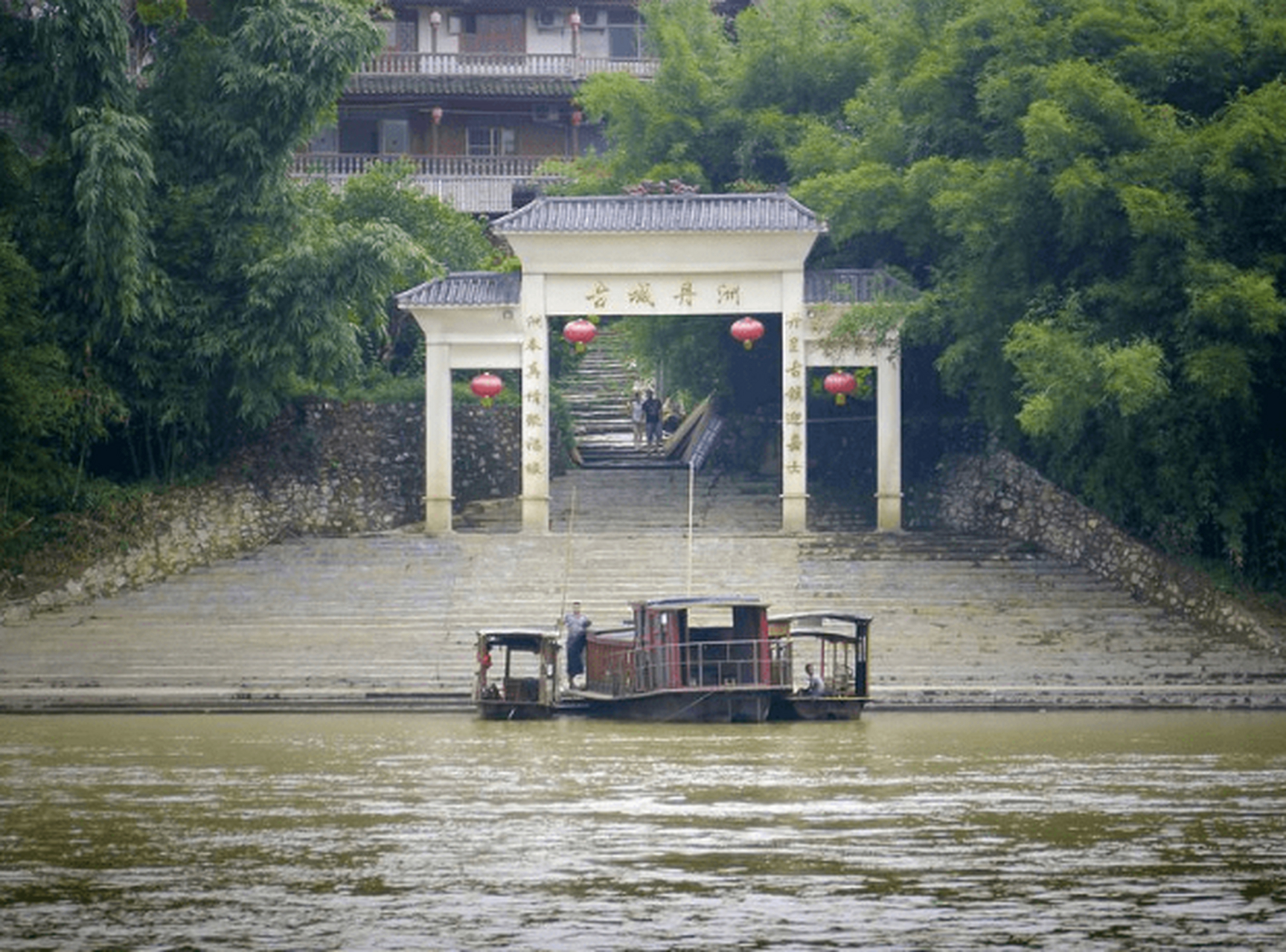 柳州三江丹洲古镇图片