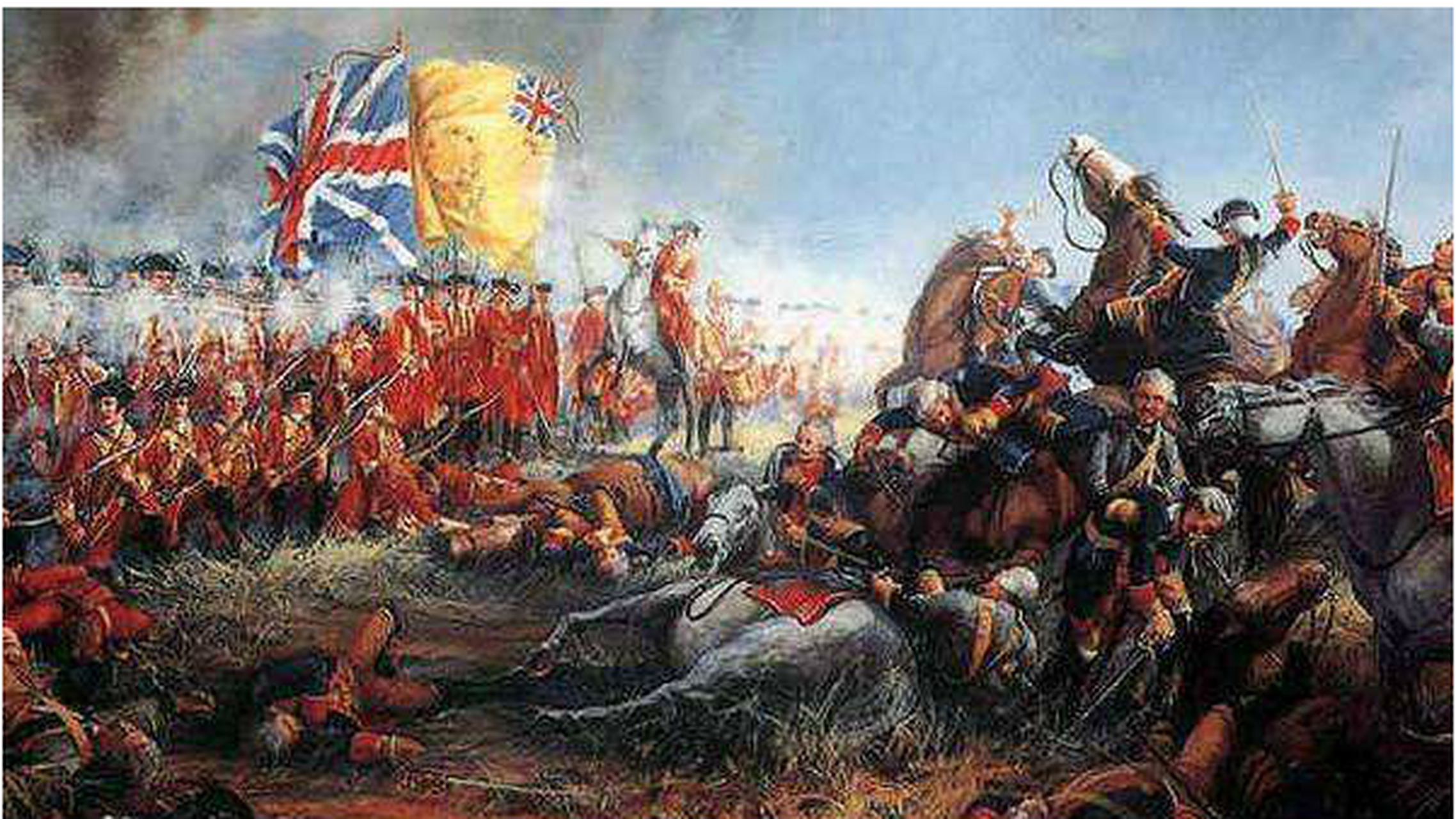 1756～1763年,英国-普鲁士联盟与法国-奥地利联盟为争夺殖民地和欧洲