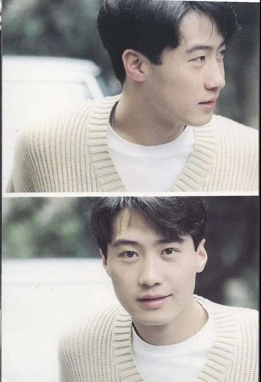 儒雅暖男——黎明 黎明的五官精巧,帅得非常斯文贵气,年轻时的他更