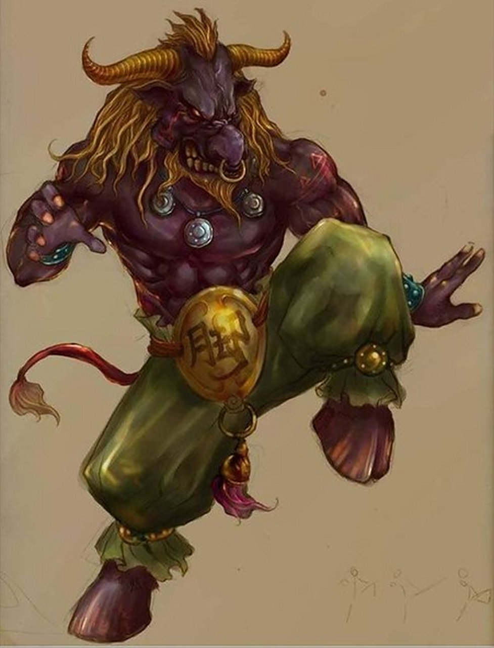 相传诸怀是古代中国神话中的一种怪兽.