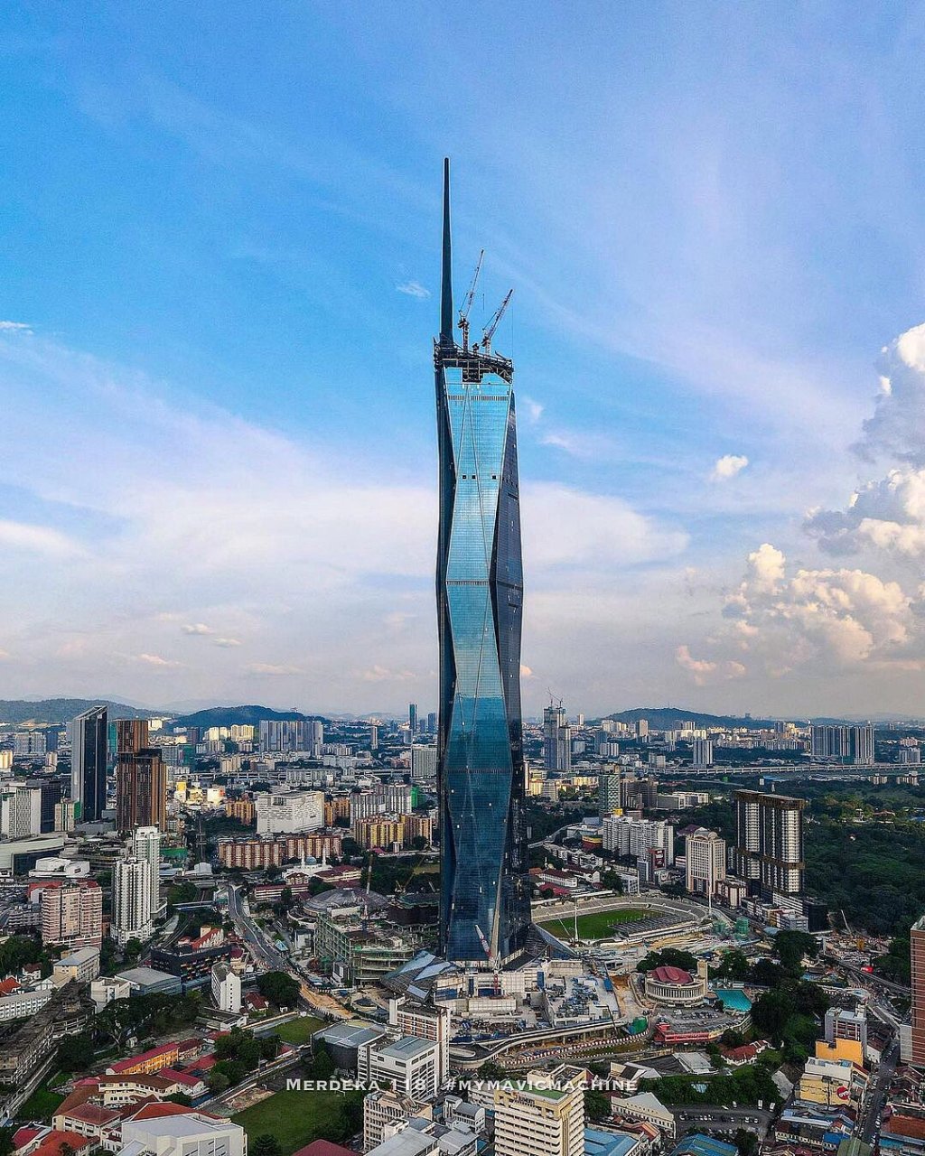 马来西亚吉隆坡118大厦即将建成,总高678.