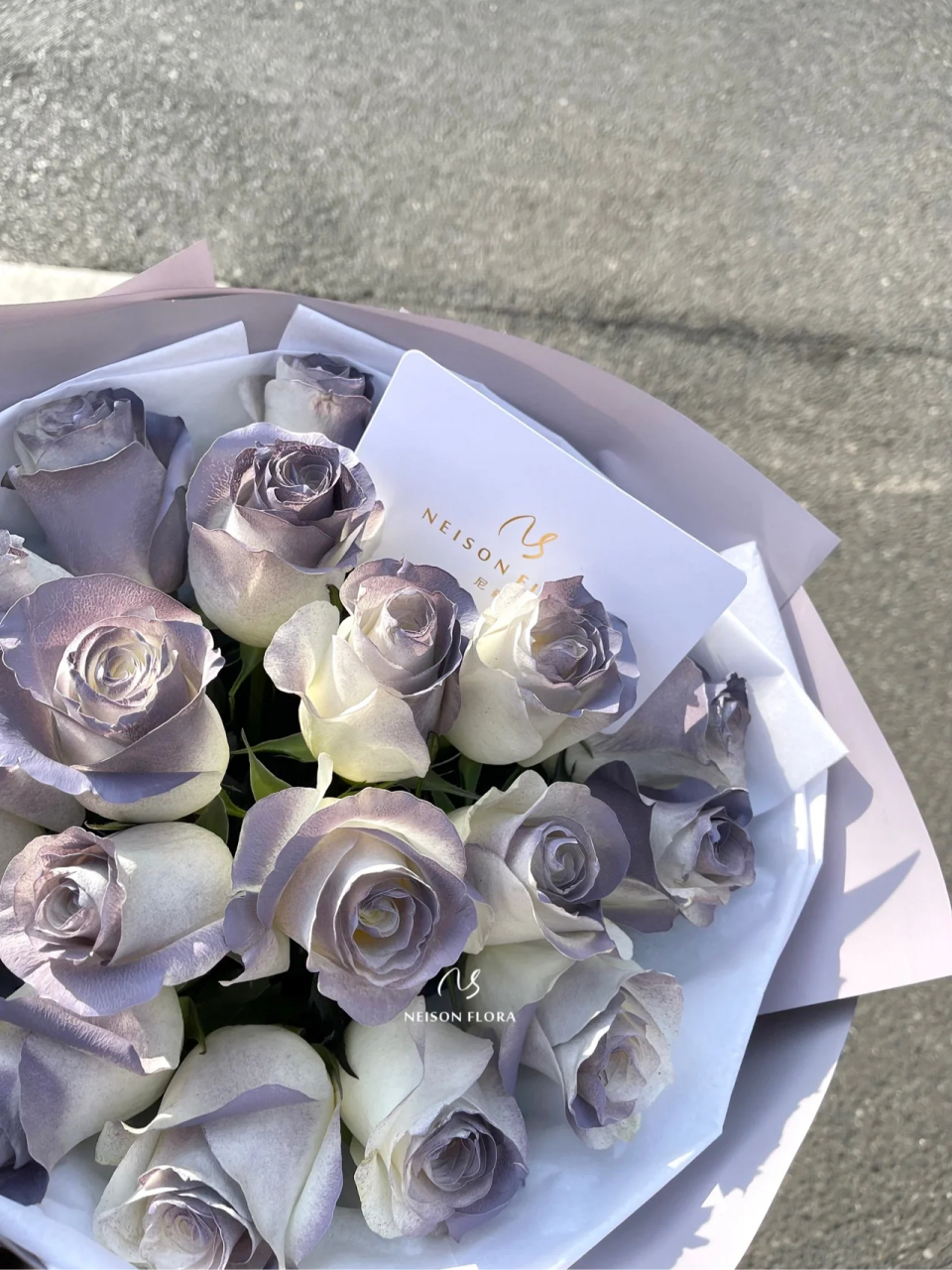 卡普里灰紫玫瑰  "今生,你不老,我不老,你不离,我不弃"