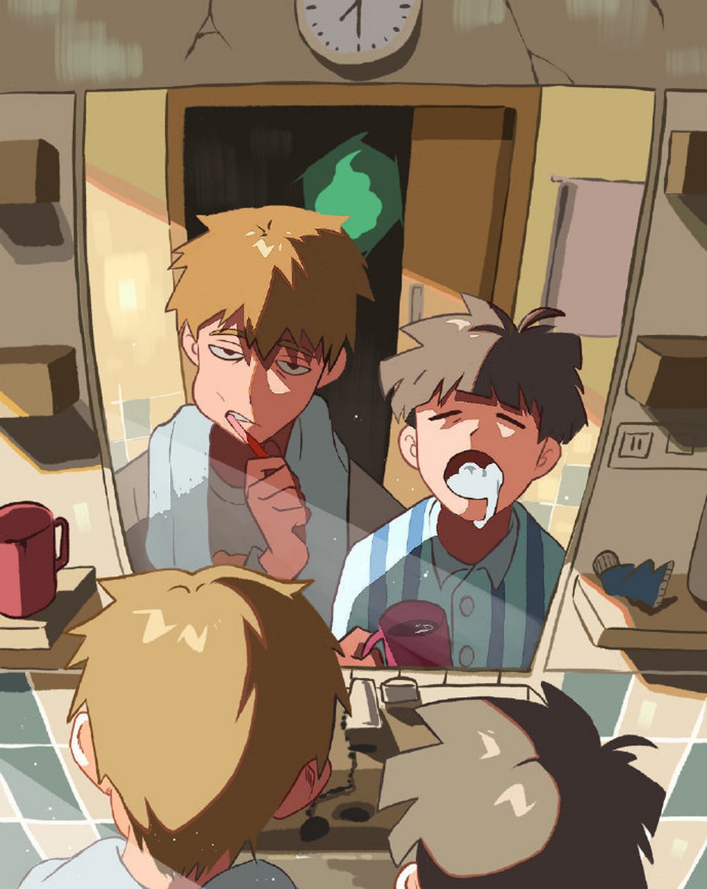 灵能百分百:mob和师匠的温馨日常[心] (twi:space_potatoz ​ ​