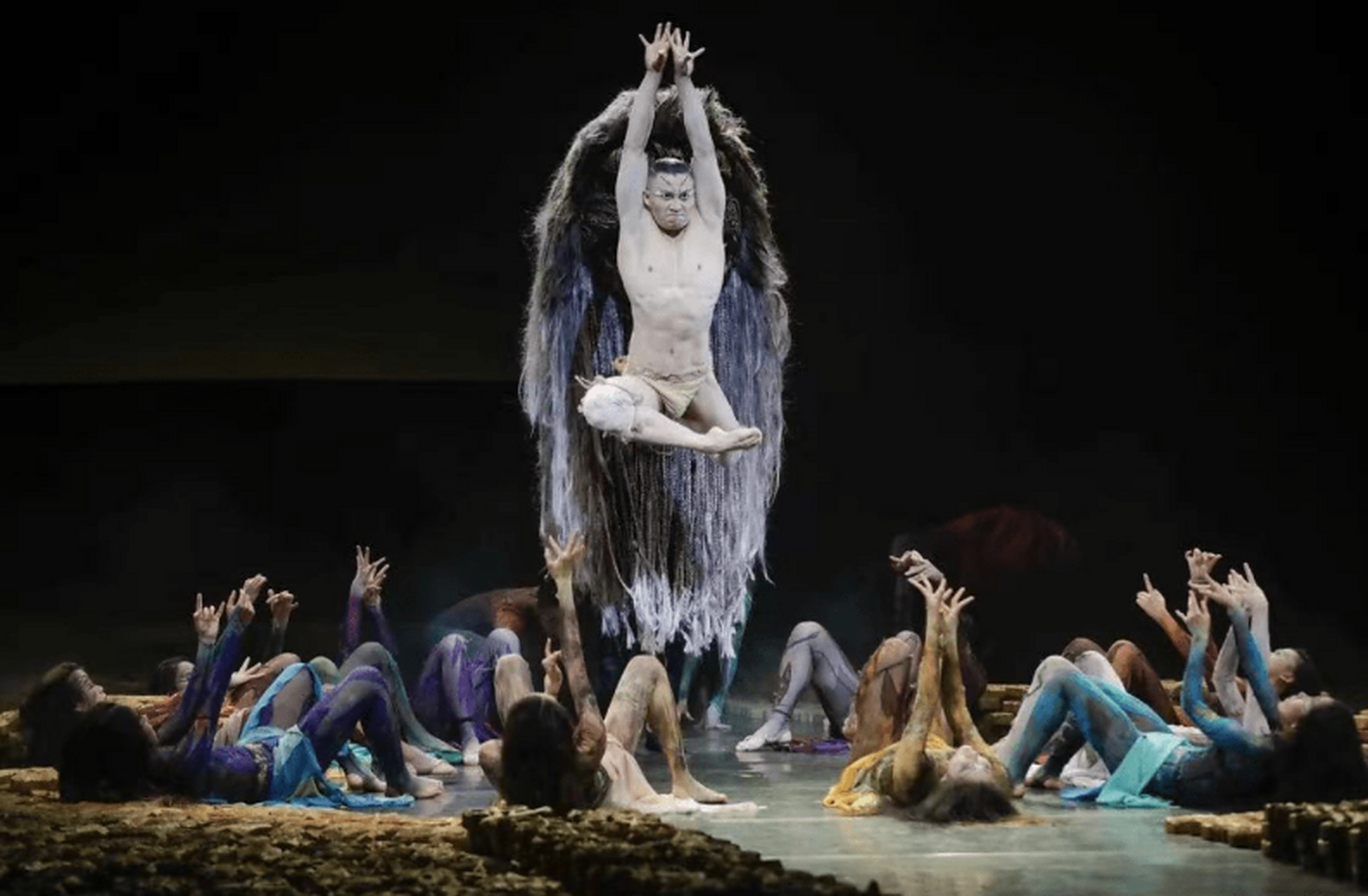 杨丽萍的最新舞蹈《春之祭》因大尺度的表演引发了观众的热议.