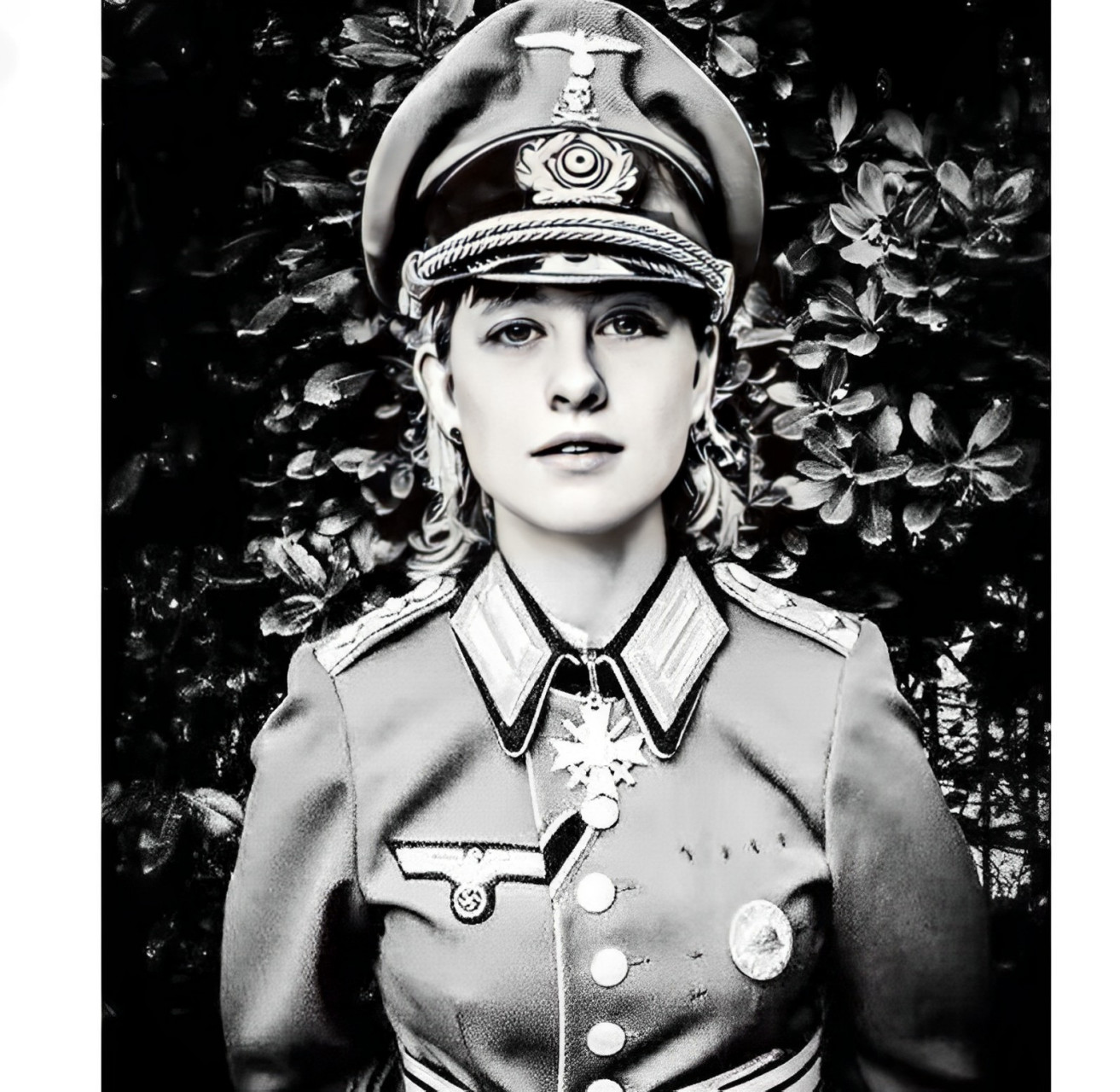 二战时期的两个美丽的德国女兵,她们有着天使般的脸