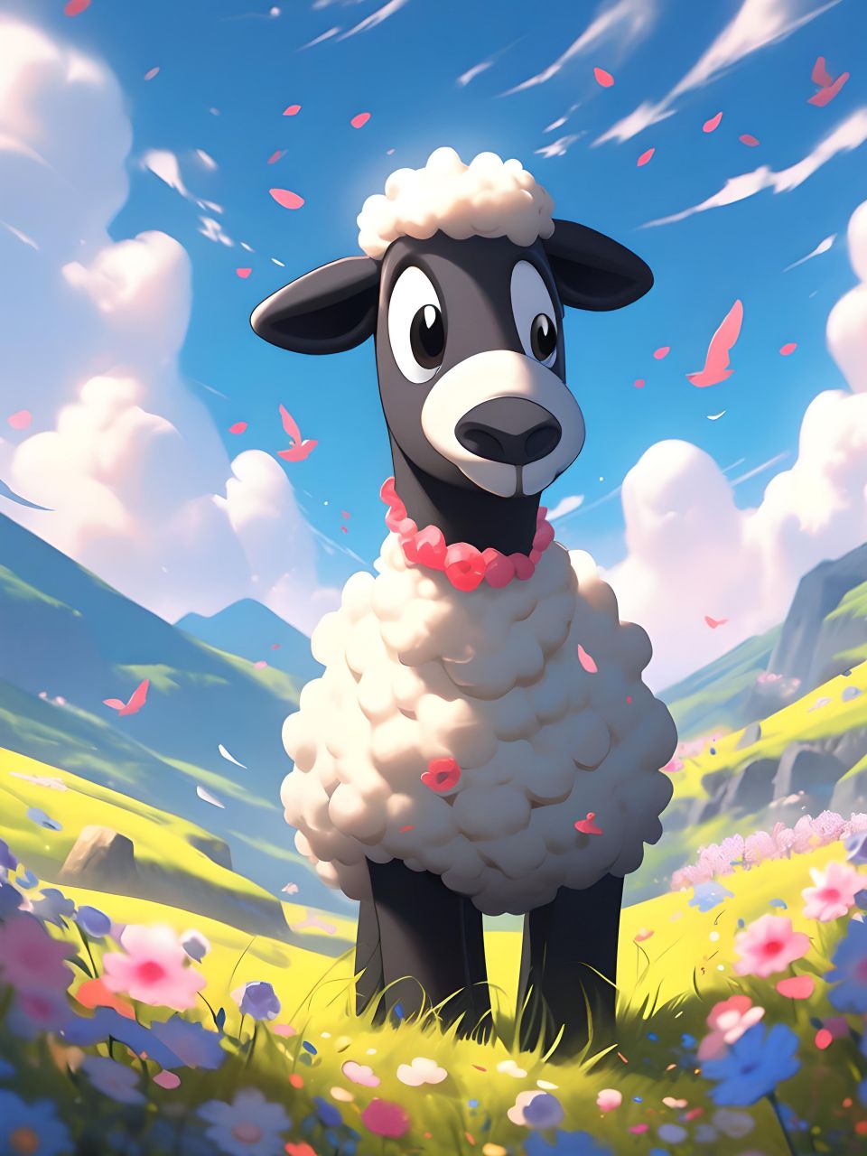 a绘58,#小羊##图片##动漫头像和壁纸##二次元##可爱