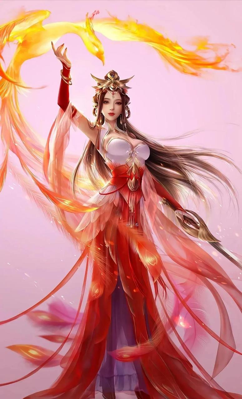 gif创作人# #性感美女# #古装女神# 近年来的游戏手游女神画风都秃妹