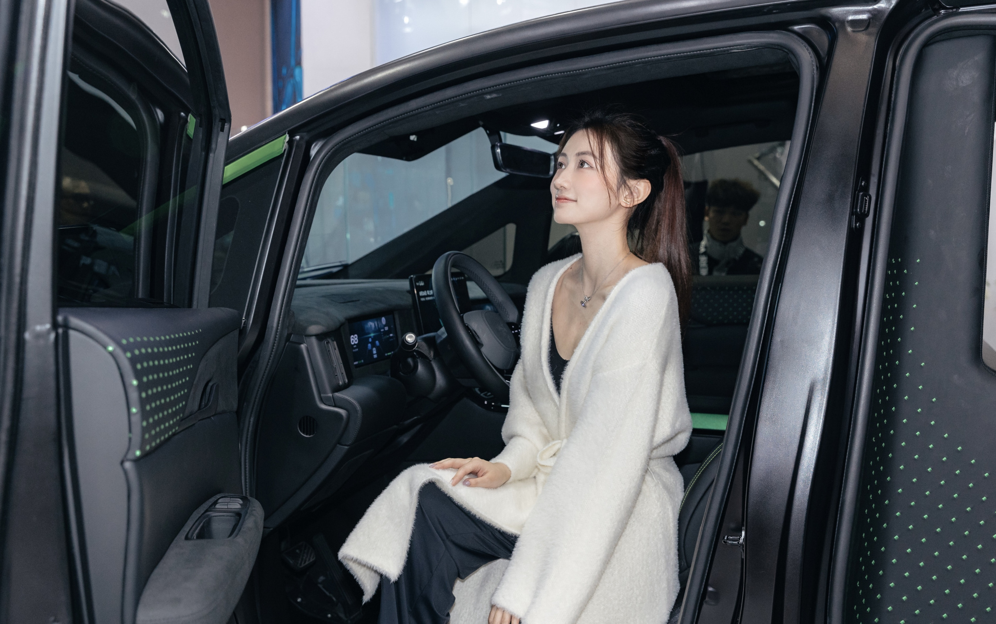 车展里的小仙女 女神 吉尼gini