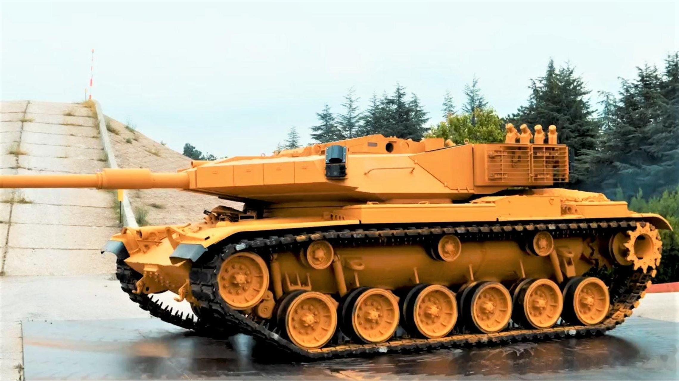 土耳其m60a3改进型的新式模块化炮塔