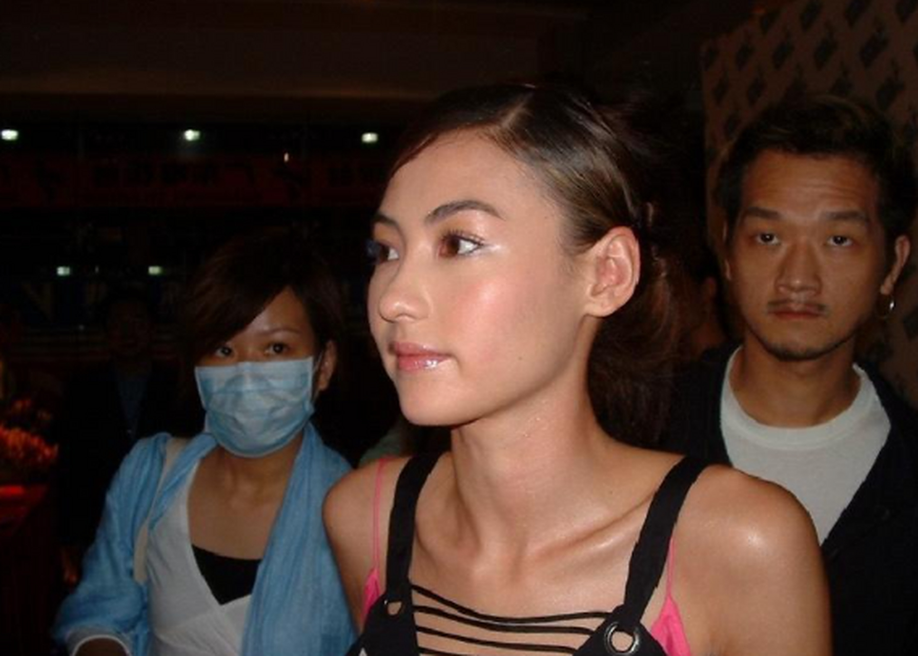 "张柏芝年轻时候的生图,真的是中了基因彩票.