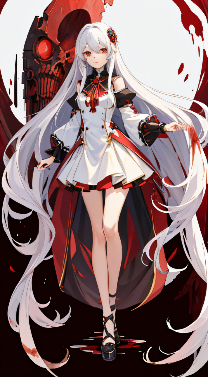 猩红收割者#二次元动漫美图# #二次元美图秀