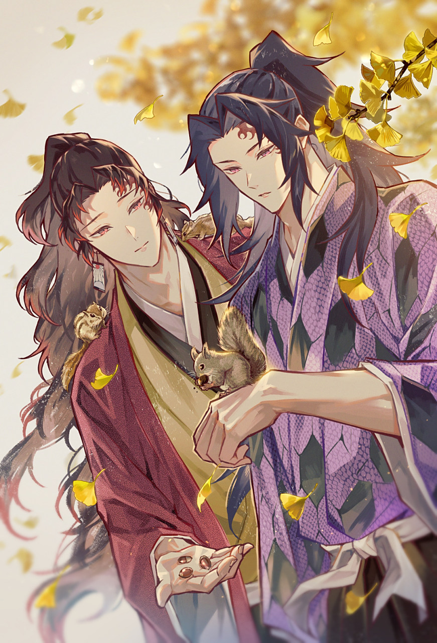 鬼灭之刃#  继国兄弟同框,过分养眼  (p:338455)