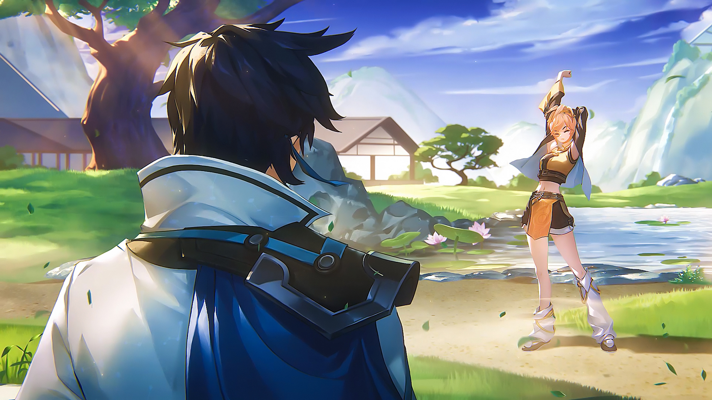 王者新英雄姬小满高清动漫壁纸:稷下武道学院最令人头疼的学生,美好的