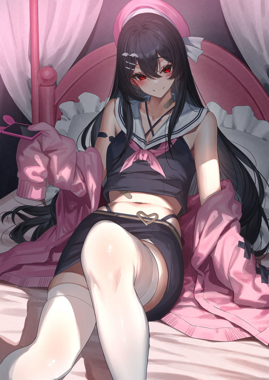 黑发小姐姐 画师:やまのかみ