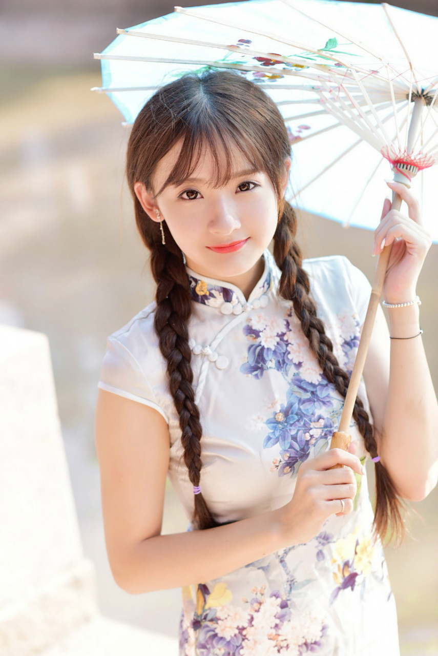 清新唯美人像摄影,青春靓丽的江南旗袍女孩.