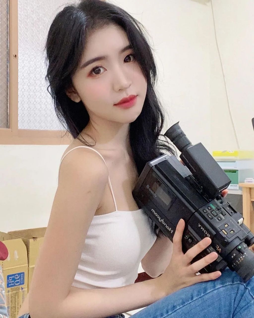 甜美可爱古灵精怪的马来西亚网红美女张安琪(套图二)#美女# #精致美女