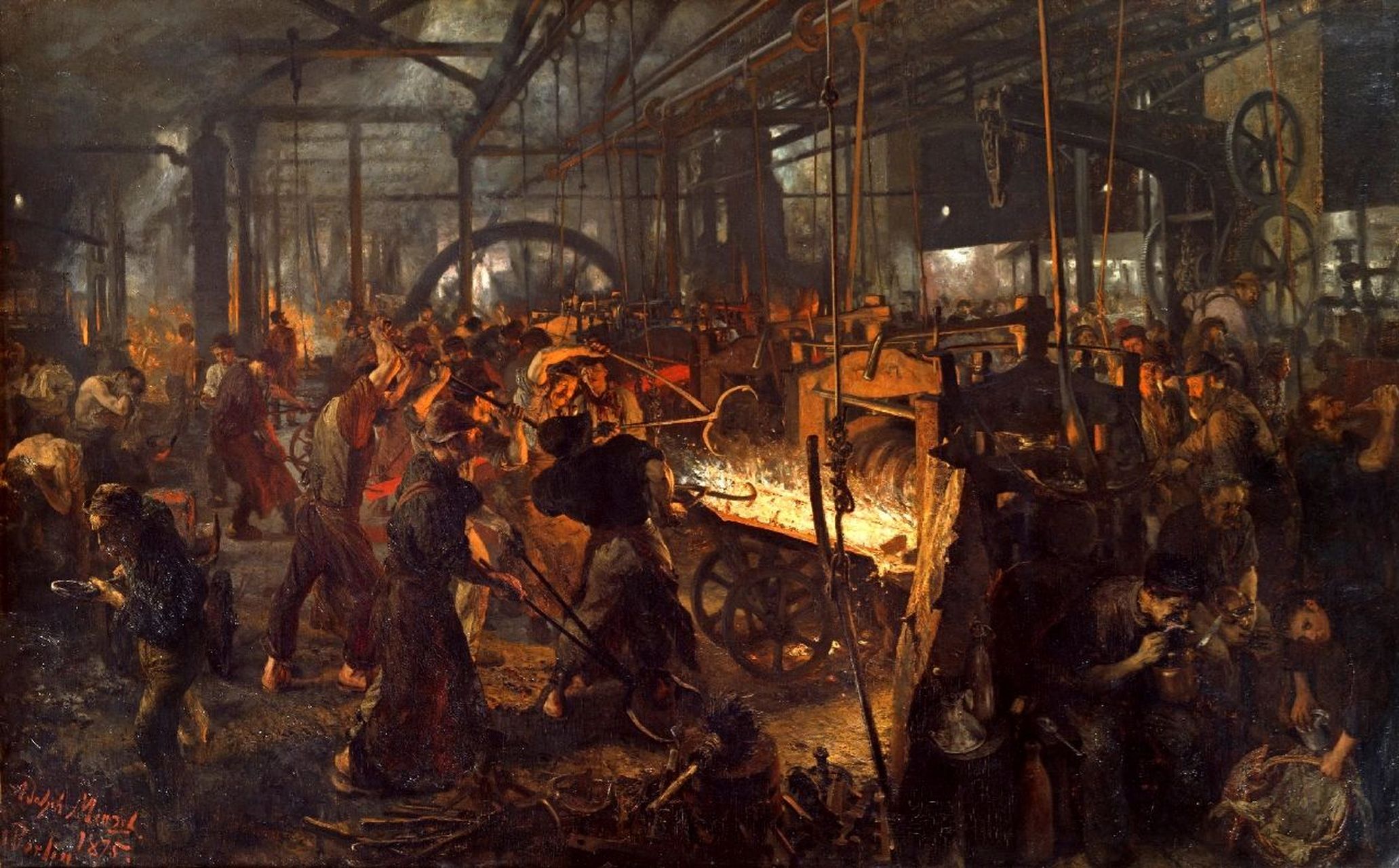 1875年,60岁的门采尔创作出了巅峰之作