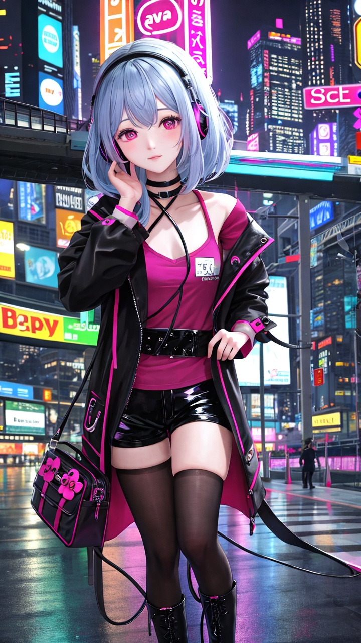 色彩大战,喜欢就收藏吧#赛博朋克边缘行者# #二次元动漫# #二次元美图