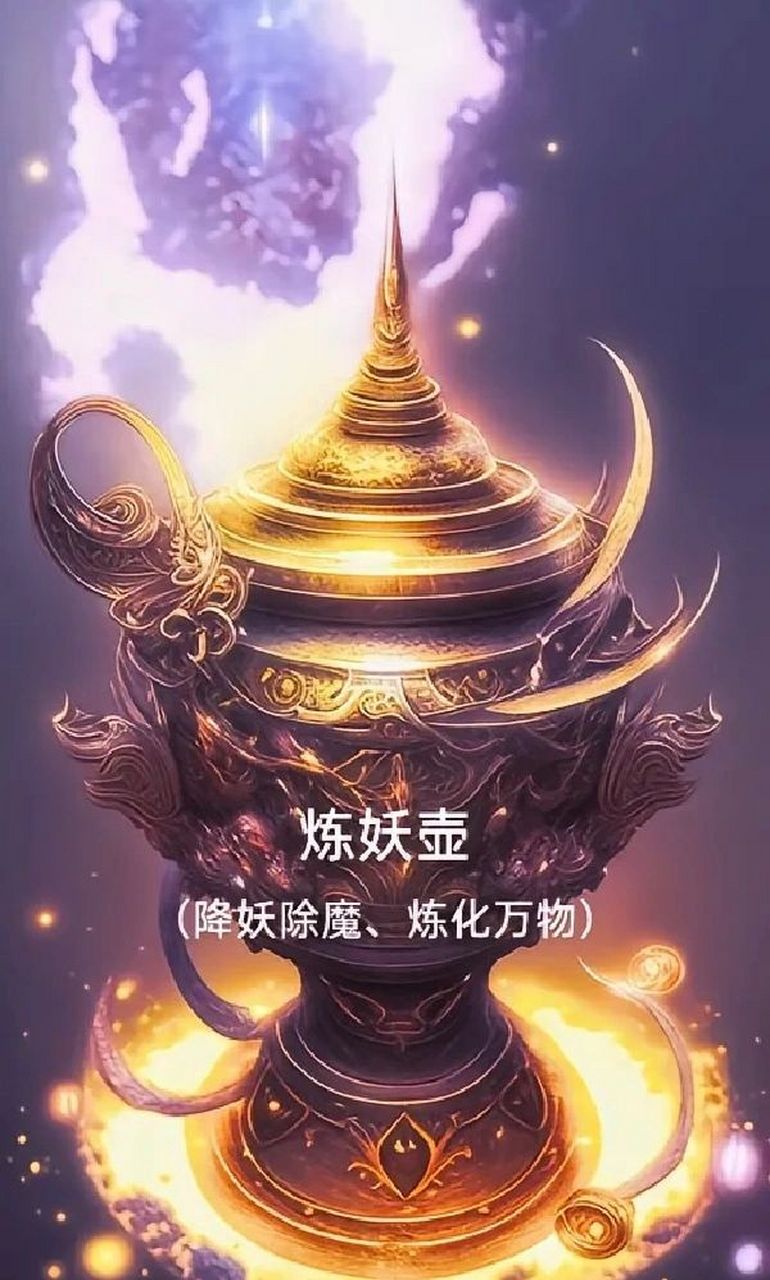 上古十大神器  上古十大神器分别为:东皇钟,轩辕剑,盘古斧,炼妖壶