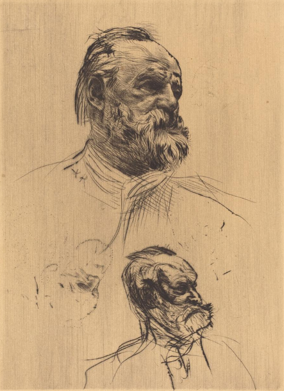 十九世纪末,法国文学家协会委托罗丹雕塑一尊巴尔扎克像时,他当即表示