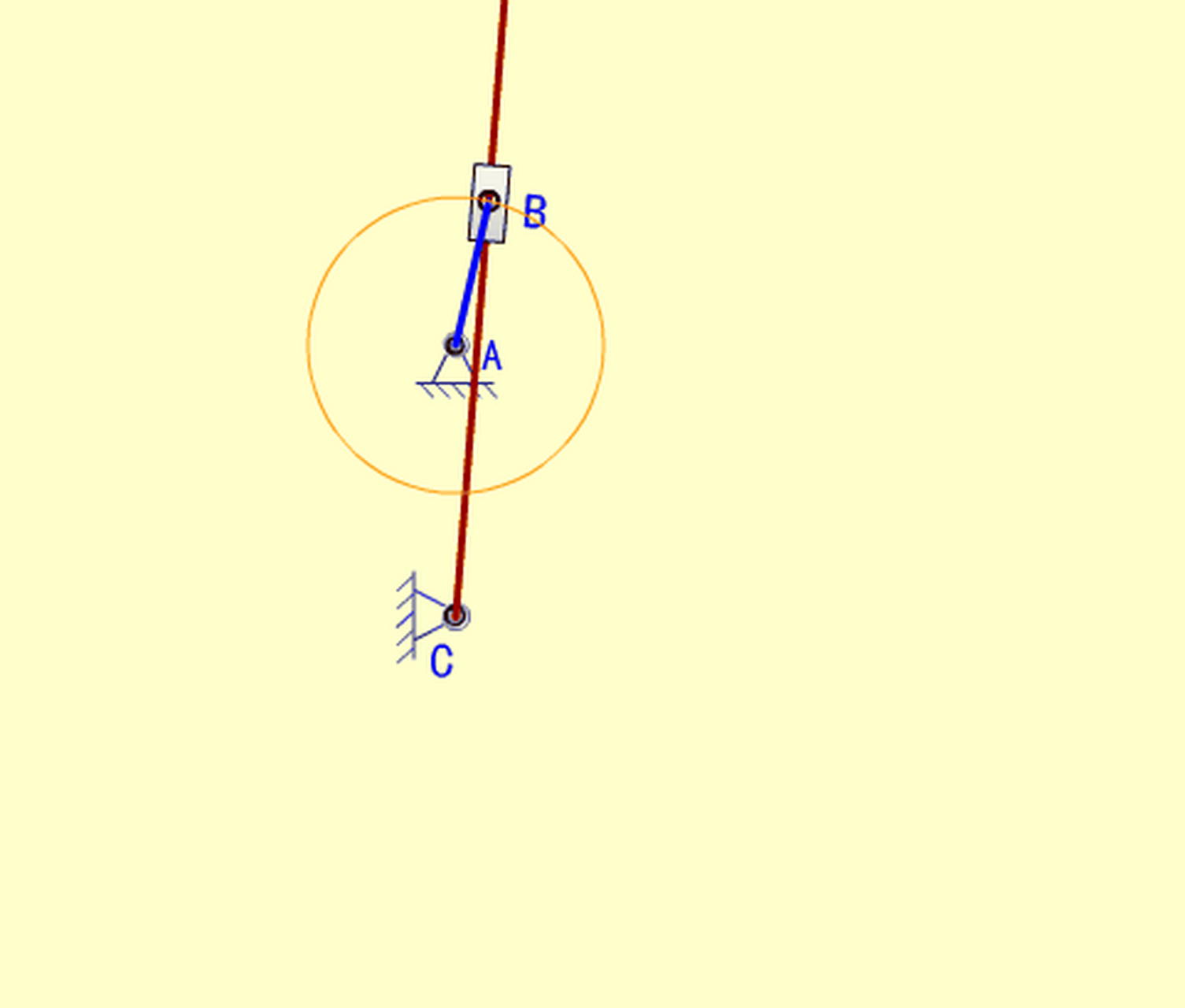  擺動導(dǎo)桿機構(gòu)傳動角的分析_擺動導(dǎo)桿機構(gòu)的傳動角始終為90度