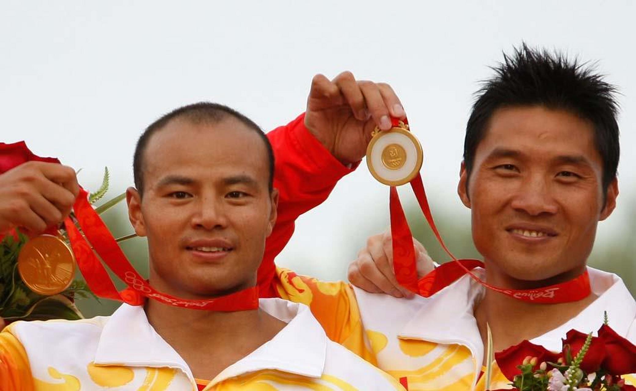 2004年雅典奥运会男子双人皮划艇500米决赛,孟关良,杨文军两位选手