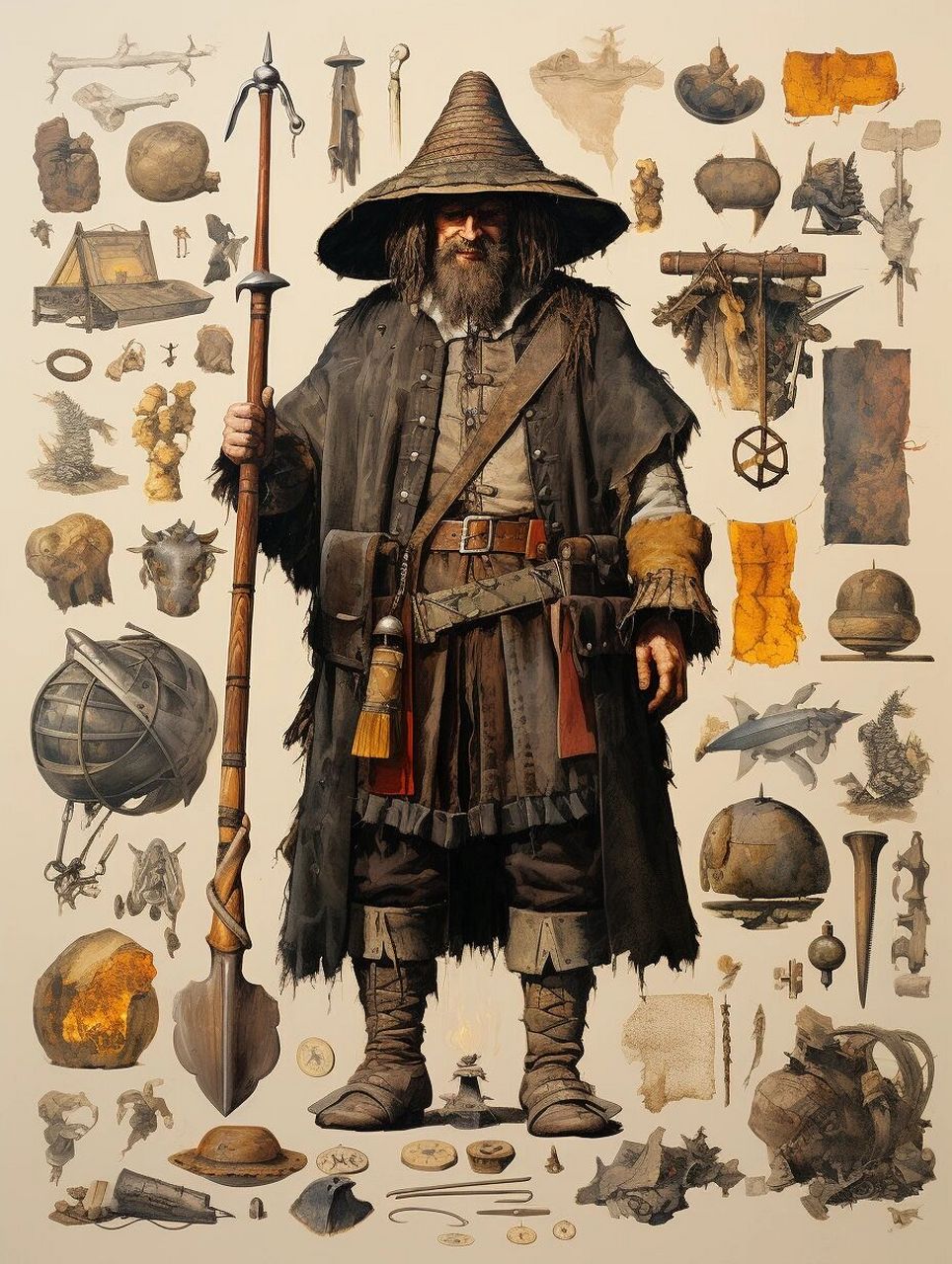 中世纪朝圣者pilgrim 徒步装备有哪些?