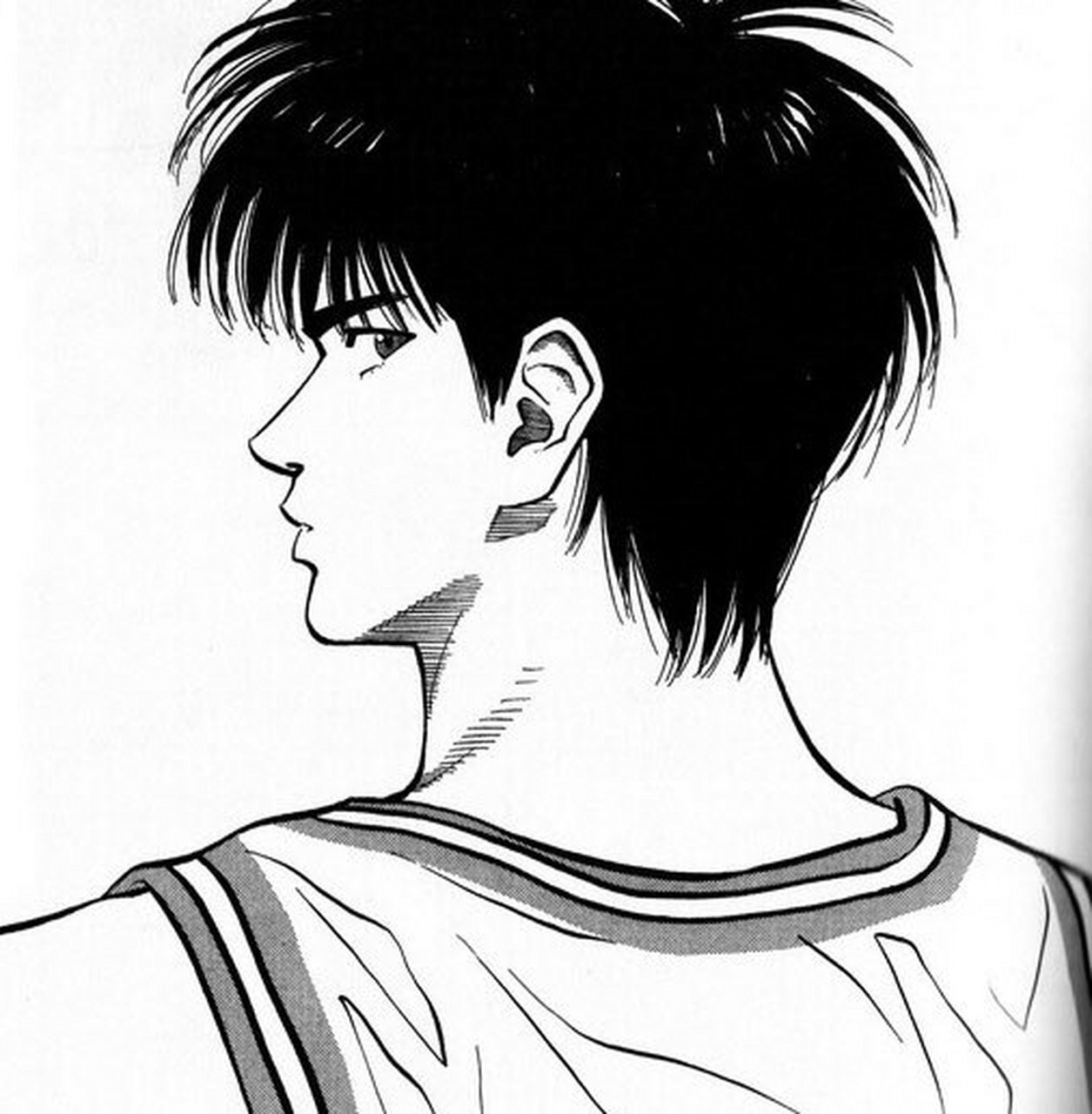 流川枫的背影#灌篮高手# #动漫