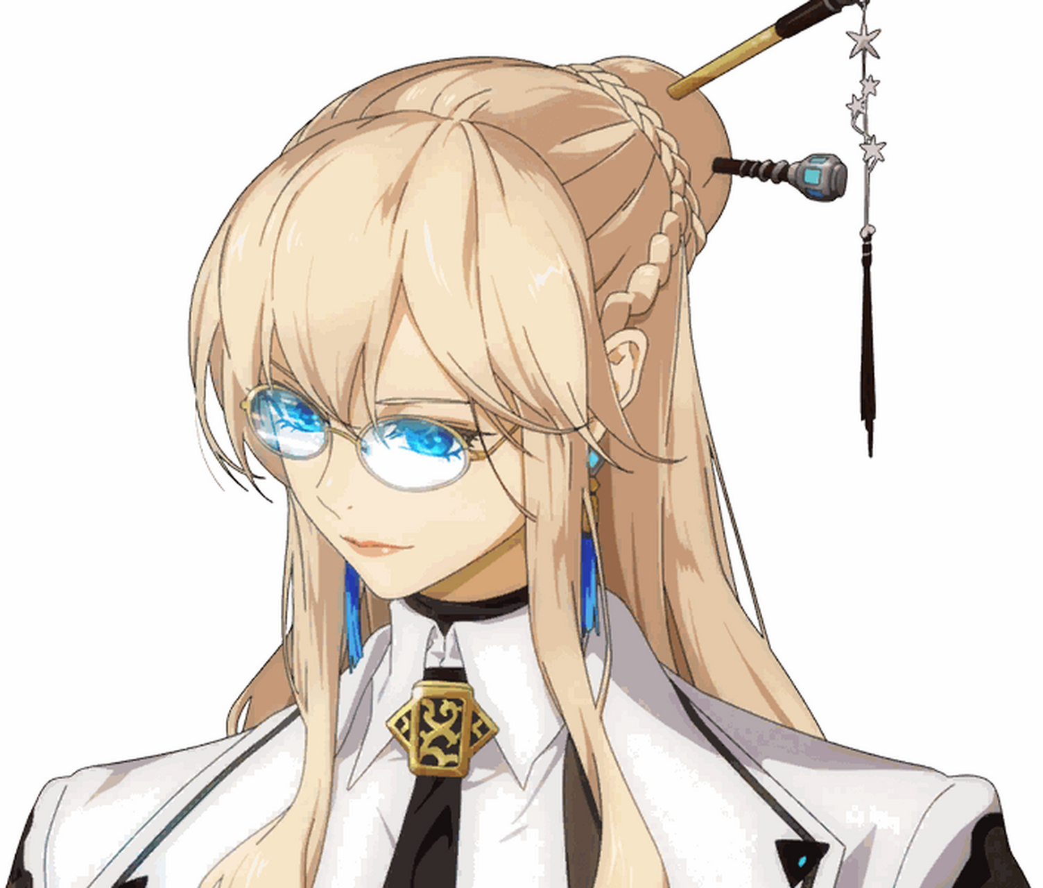 gif创作人# dnf:女机械三觉立绘鉴赏,扶眼镜这一下心动了.