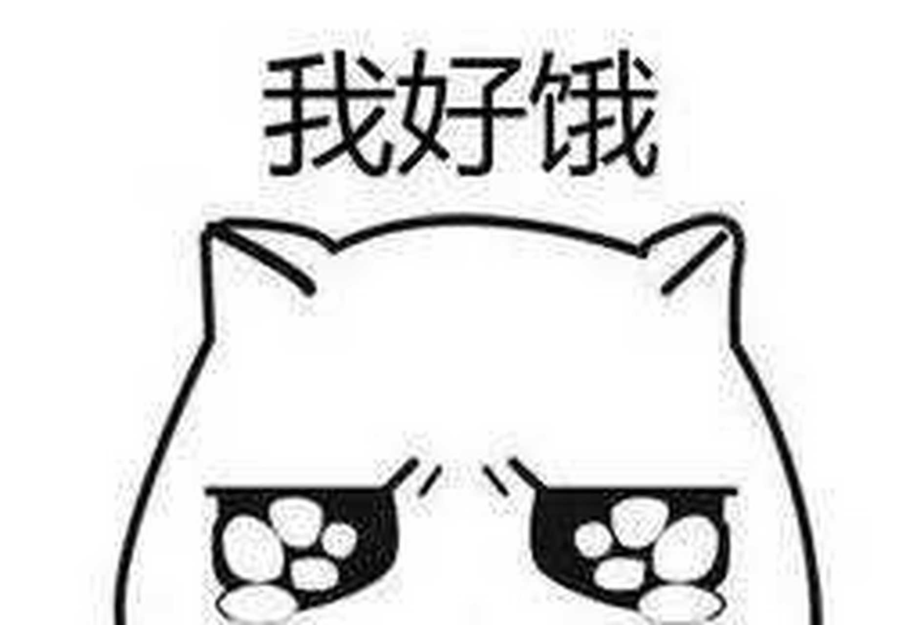 饿的四肢无力,老眼昏花[泪奔]