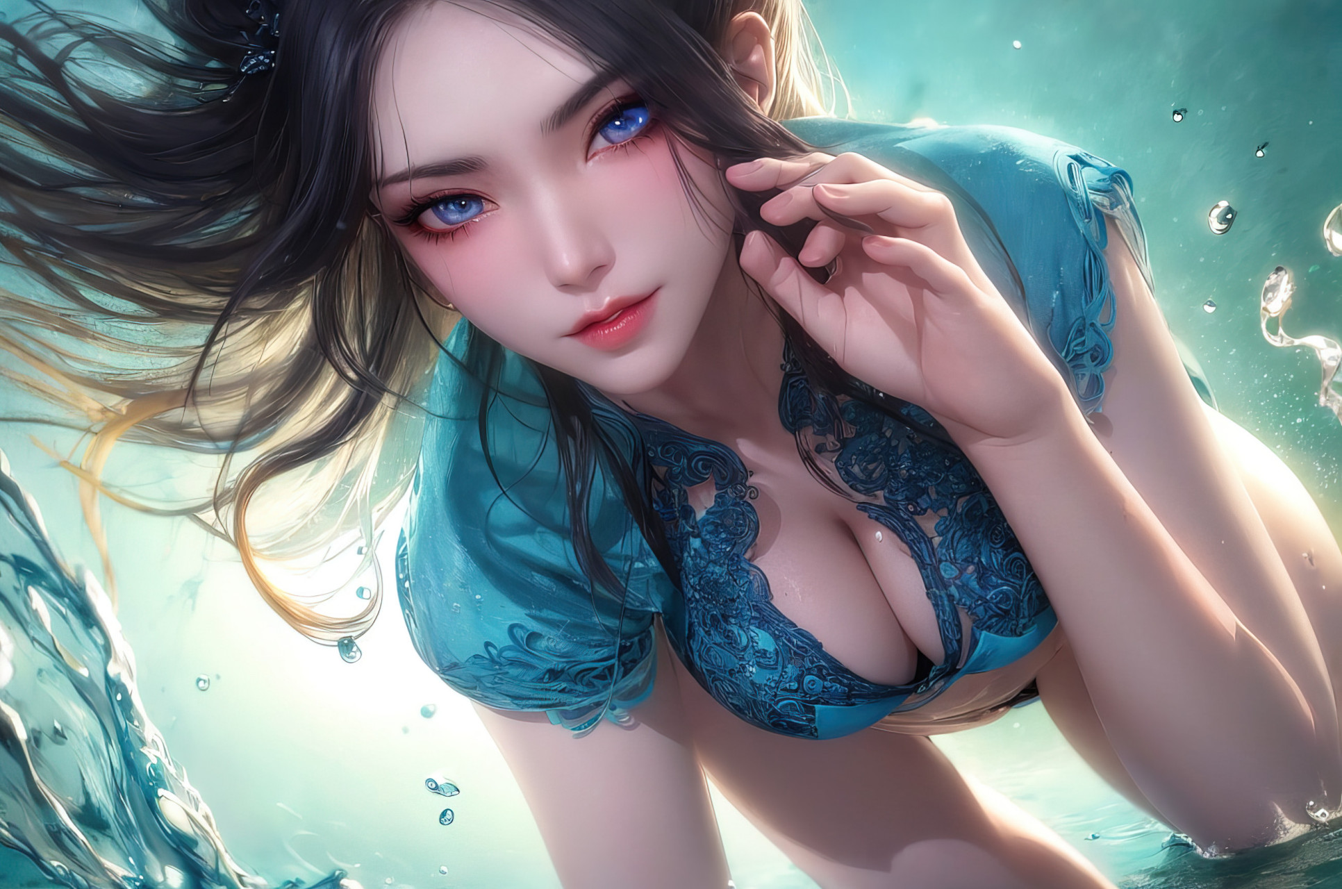 ai绘画 | 天行九歌·焰灵姬,继续安排兄弟萌福利,有想看继续评论区