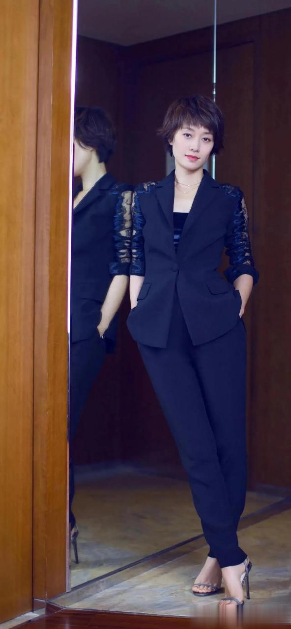 大美女马伊琍,短发干练,长发飘逸,都很美